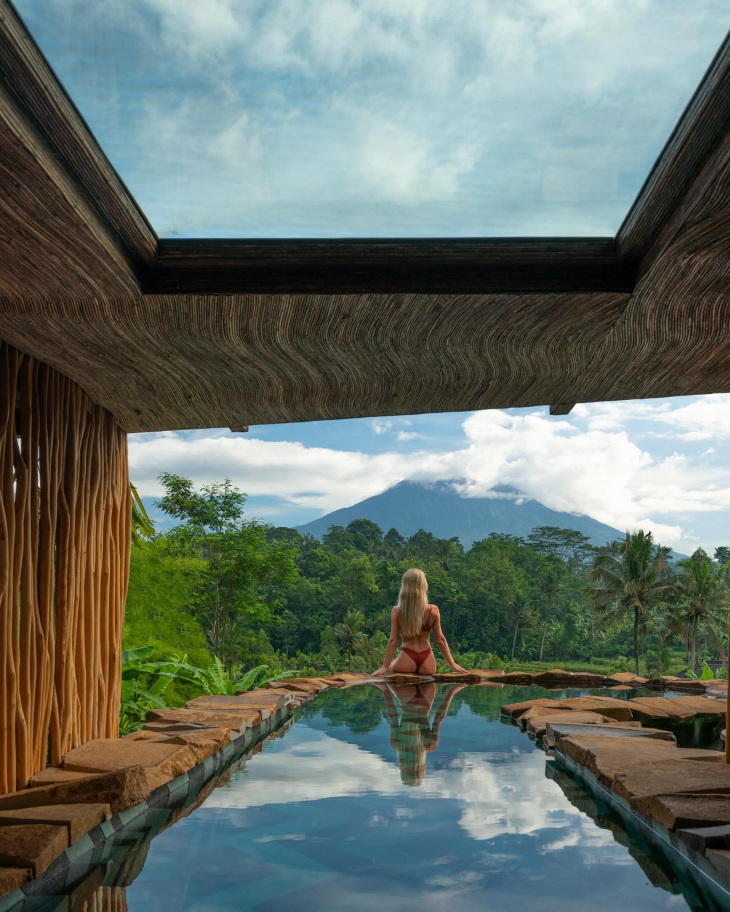 Swimming pool in Veluvana Bali