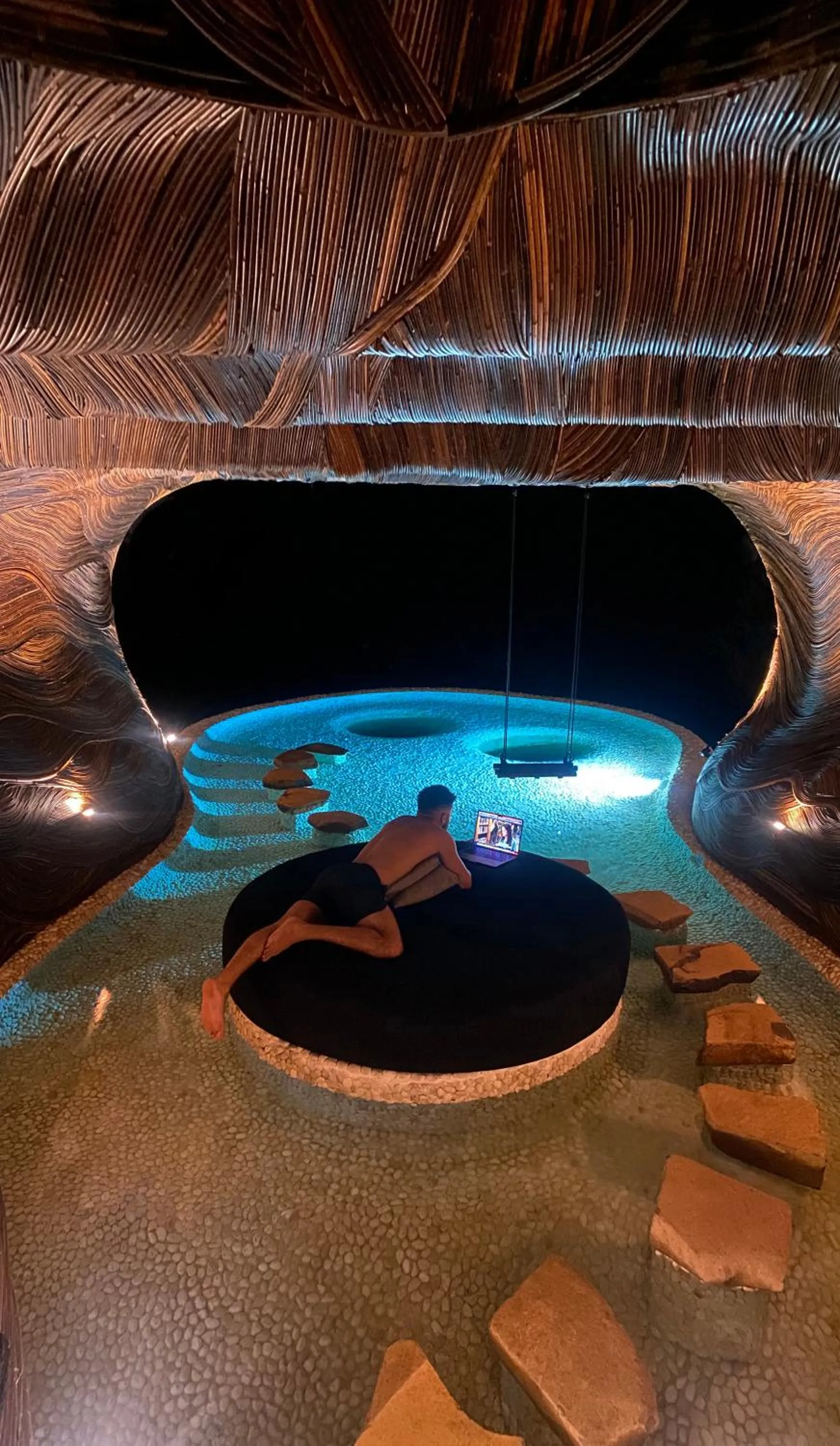 Pool view in Veluvana Bali