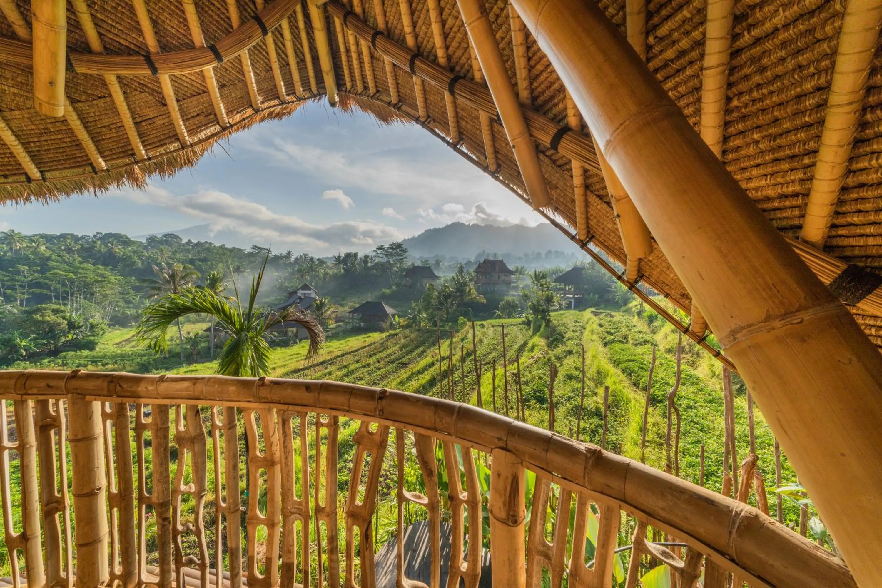 Balcony/Terrace in Veluvana Bali