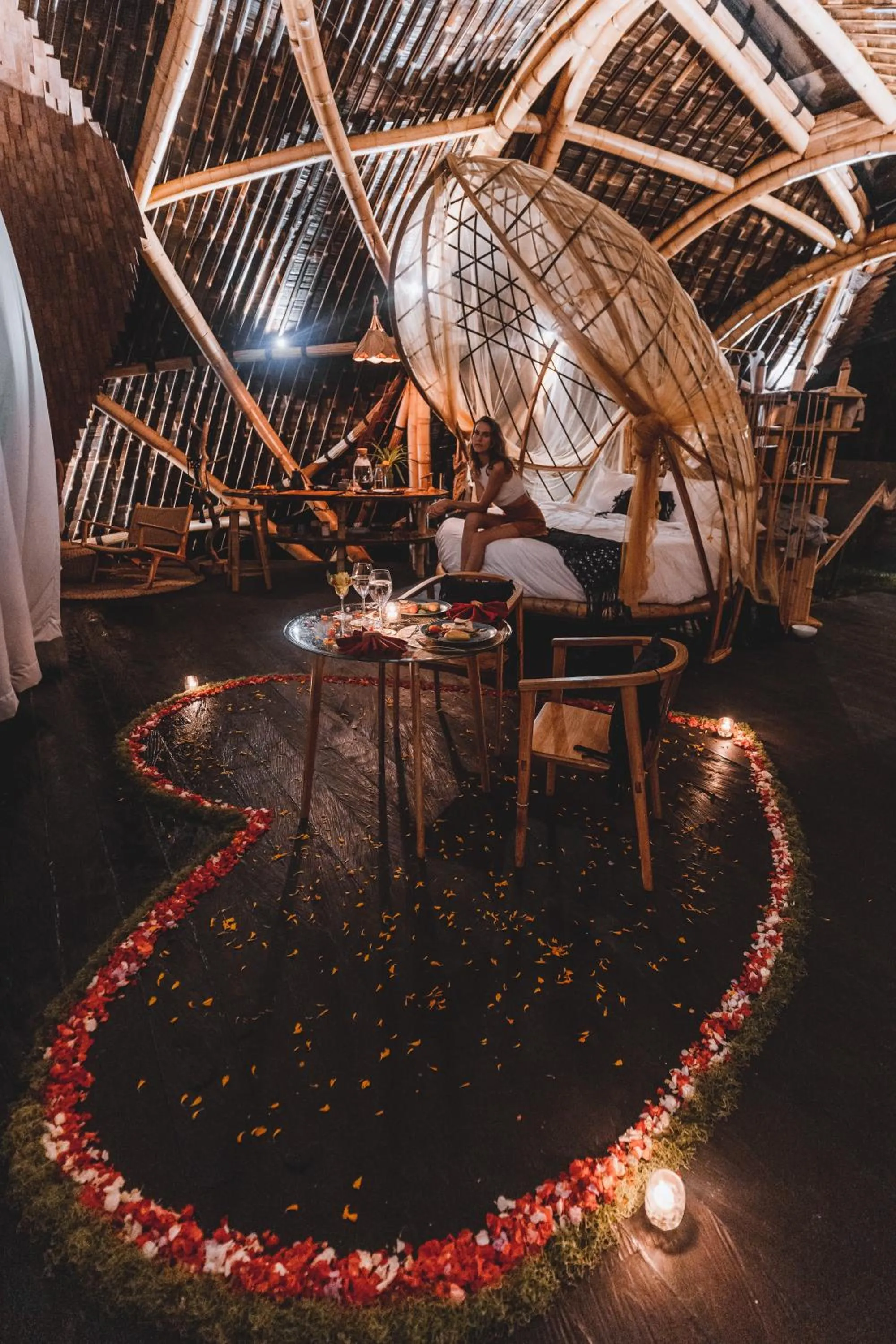 Bed in Veluvana Bali