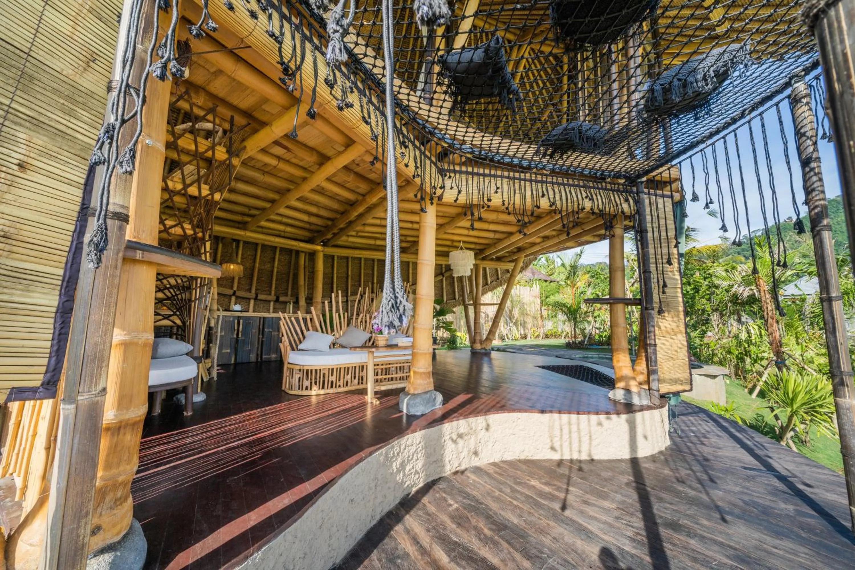 Living room in Veluvana Bali