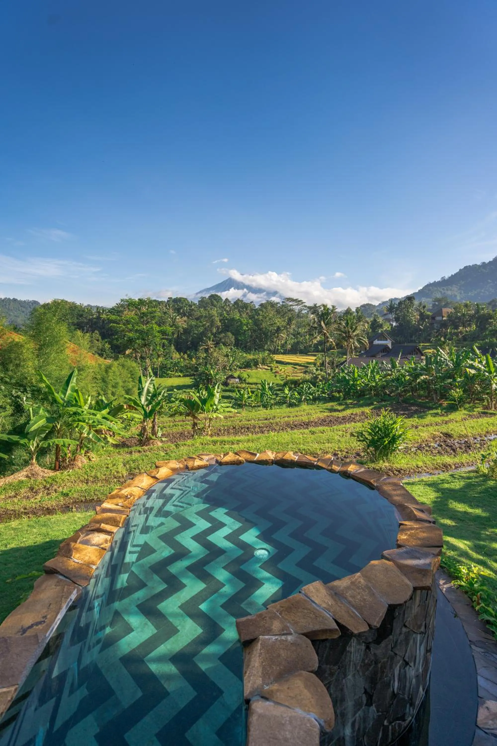 Pool view in Veluvana Bali