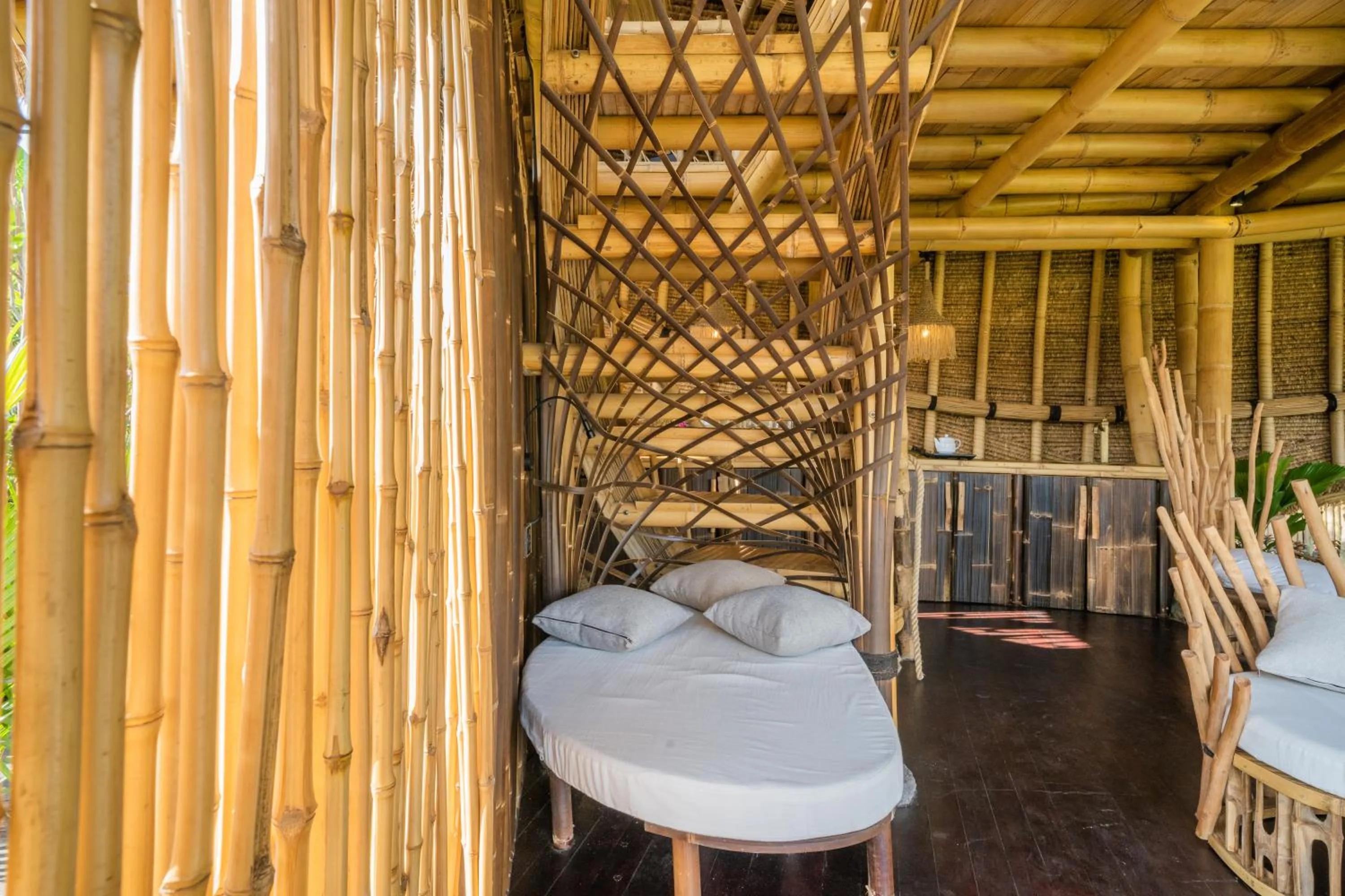 Seating area in Veluvana Bali