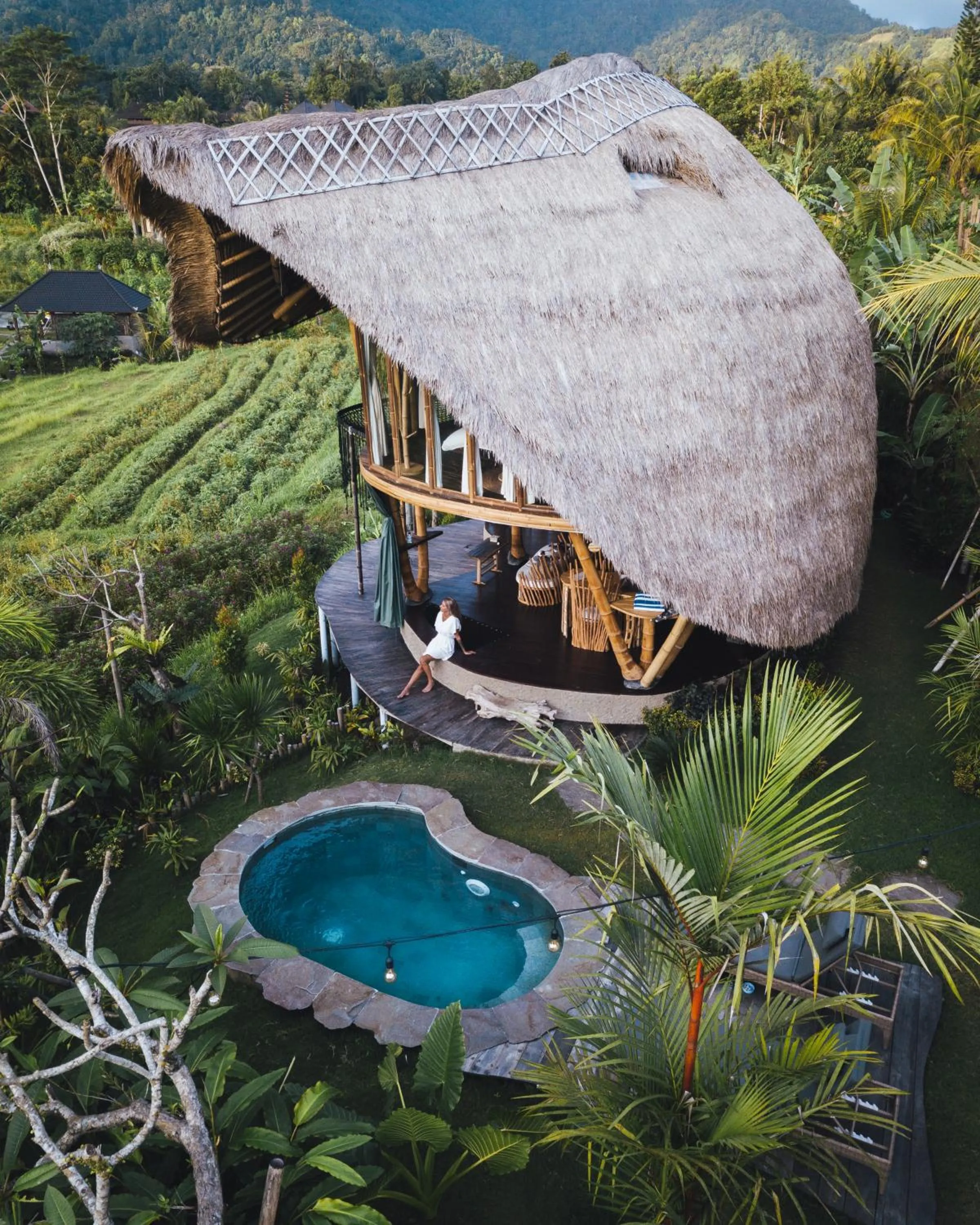 Seating area in Veluvana Bali