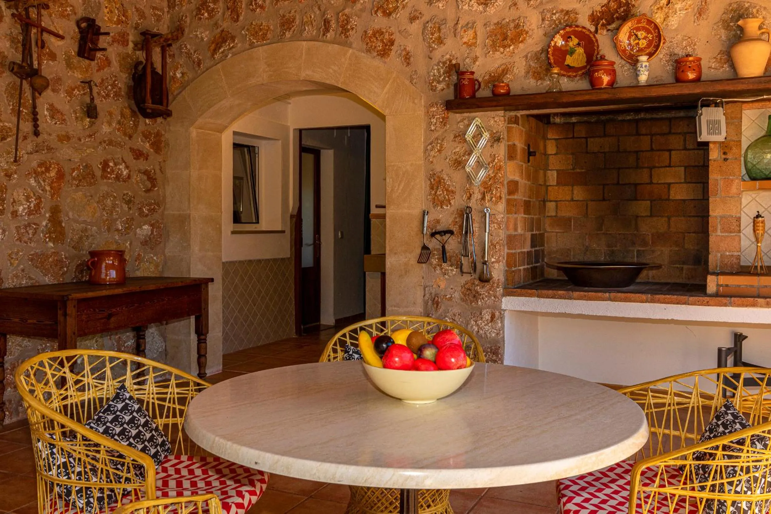 BBQ facilities in Family villa can Tomeu By homevillas360