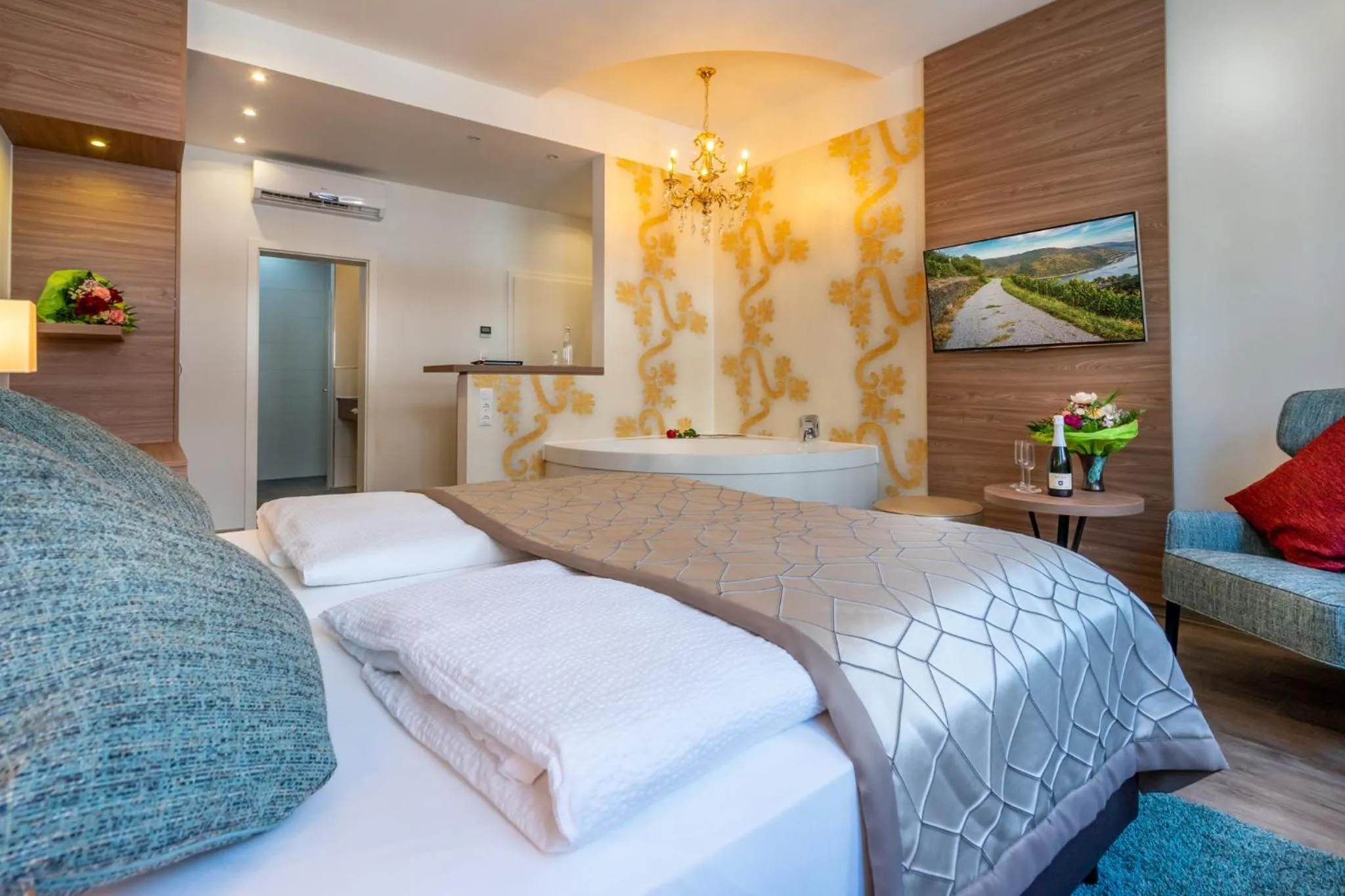 Bed in Hotel am Markt Bacharach