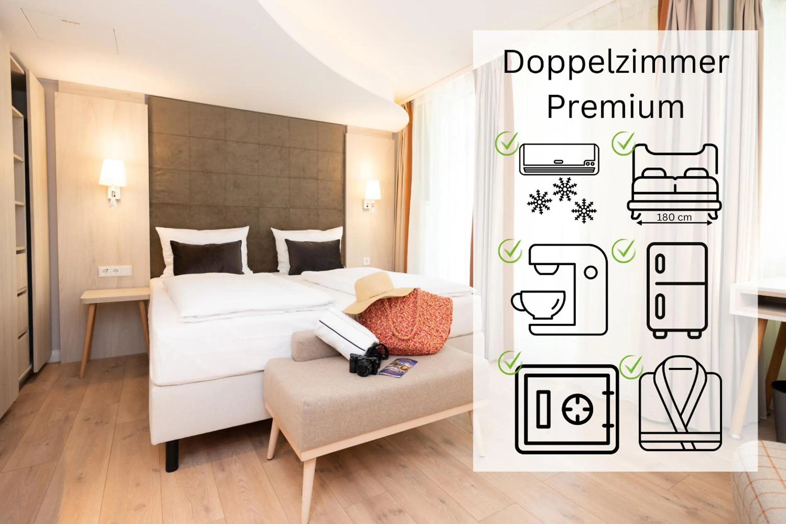 Photo of the whole room, Bed in Kongresshotel Potsdam am Templiner See