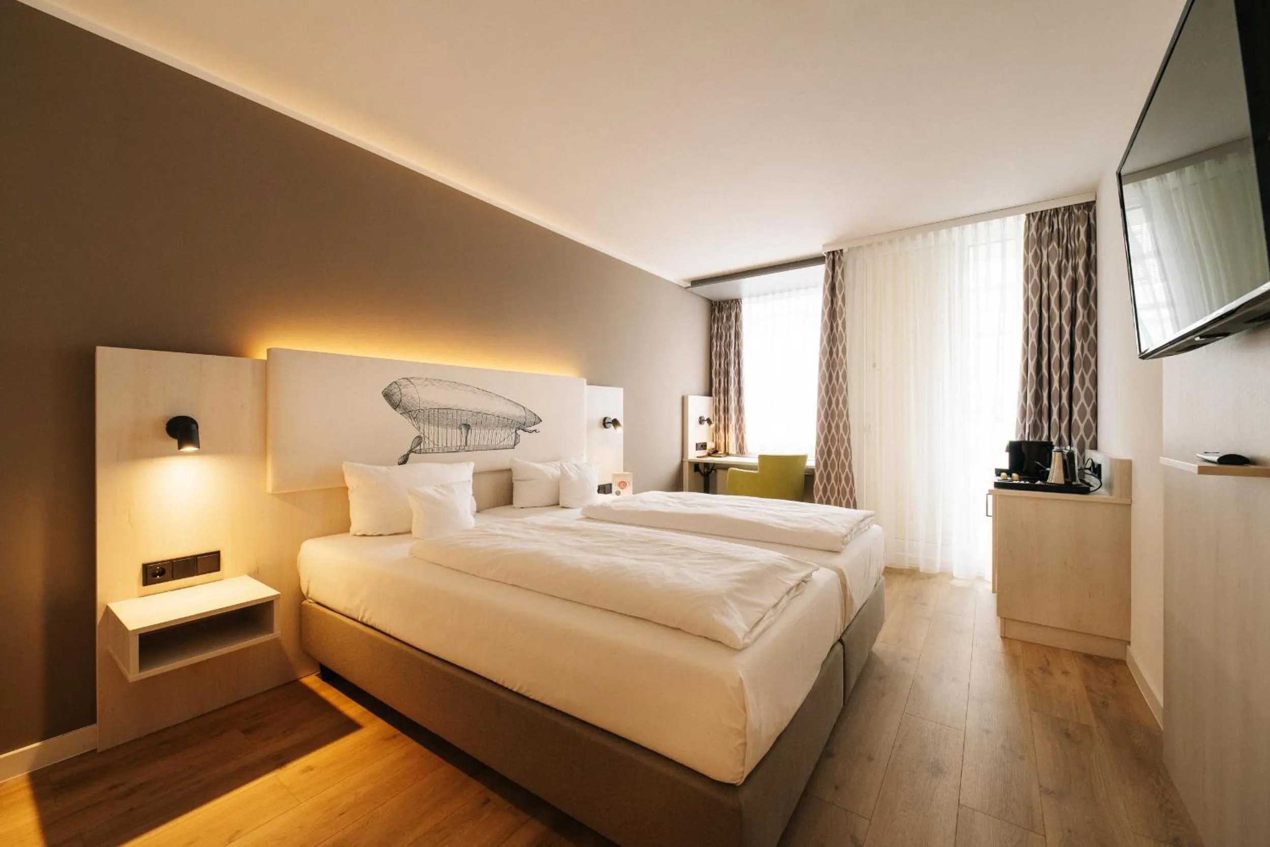 Bed in Kongresshotel Potsdam am Templiner See