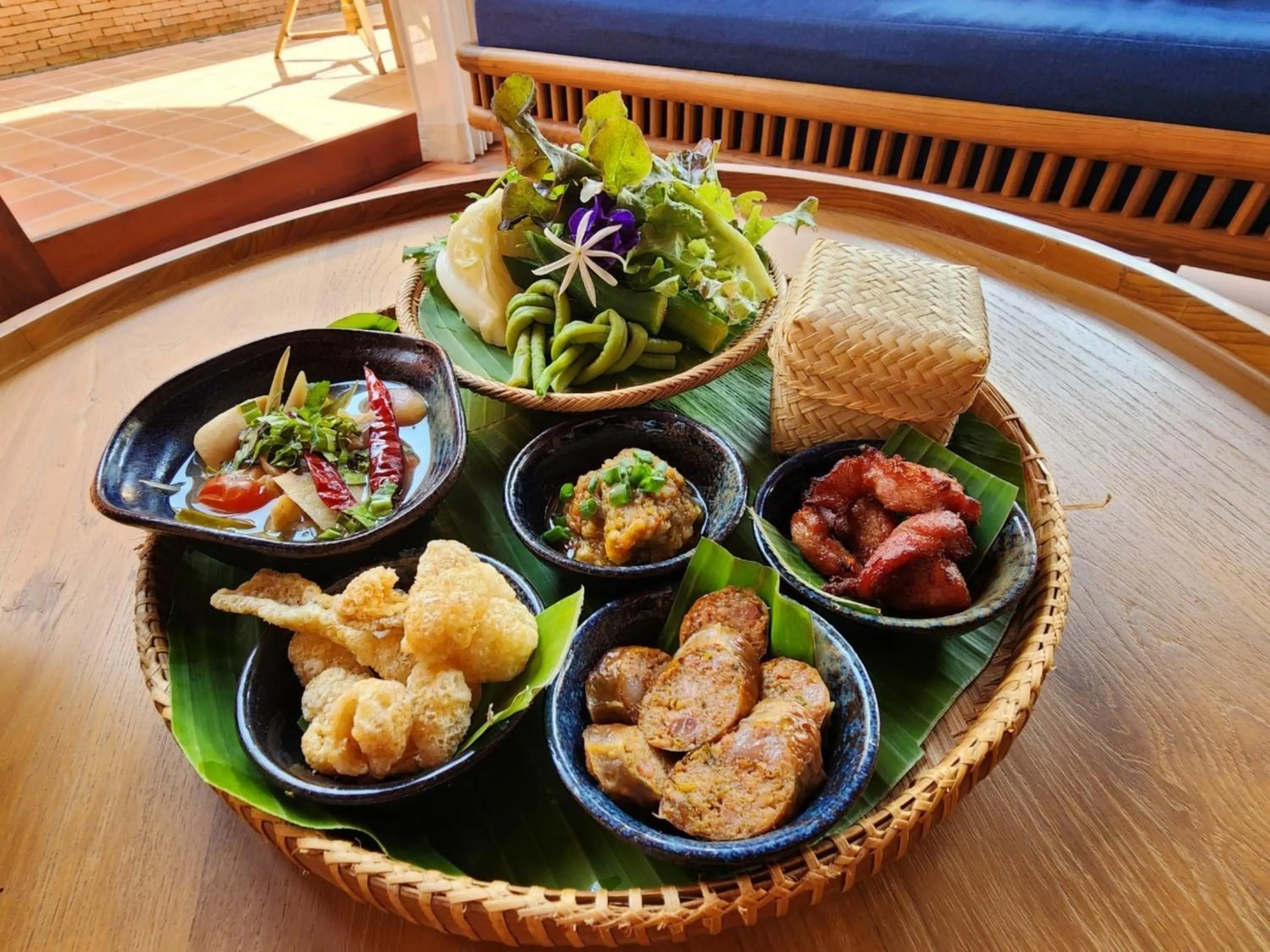Food in Athita The Hidden Court Chiang Saen Boutique Hotel