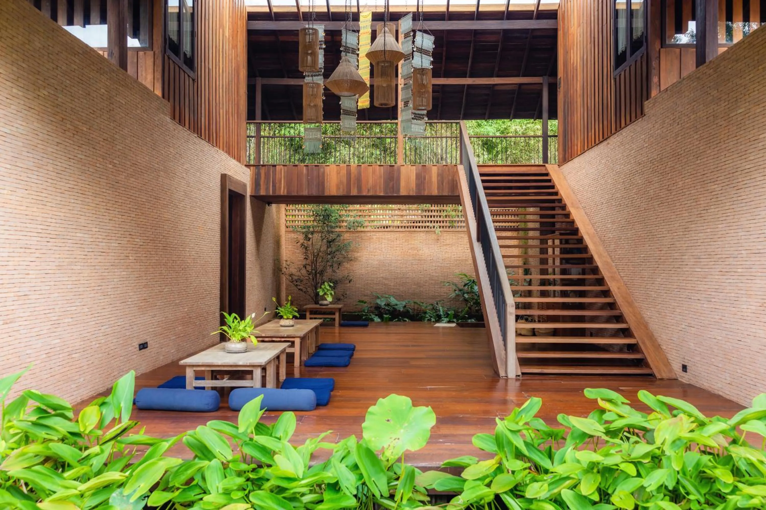 Lobby or reception in Athita The Hidden Court Chiang Saen Boutique Hotel