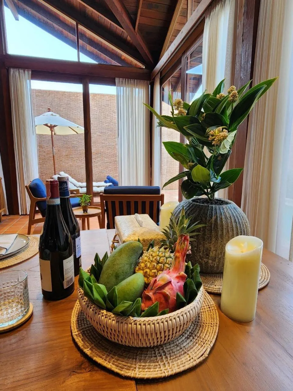 Dinner in Athita The Hidden Court Chiang Saen Boutique Hotel