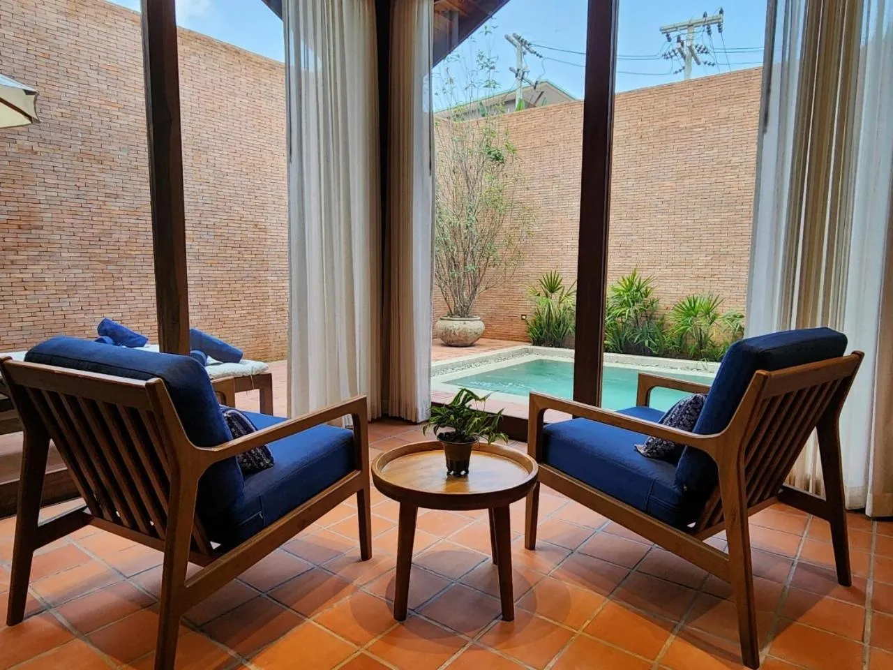 Living room in Athita The Hidden Court Chiang Saen Boutique Hotel