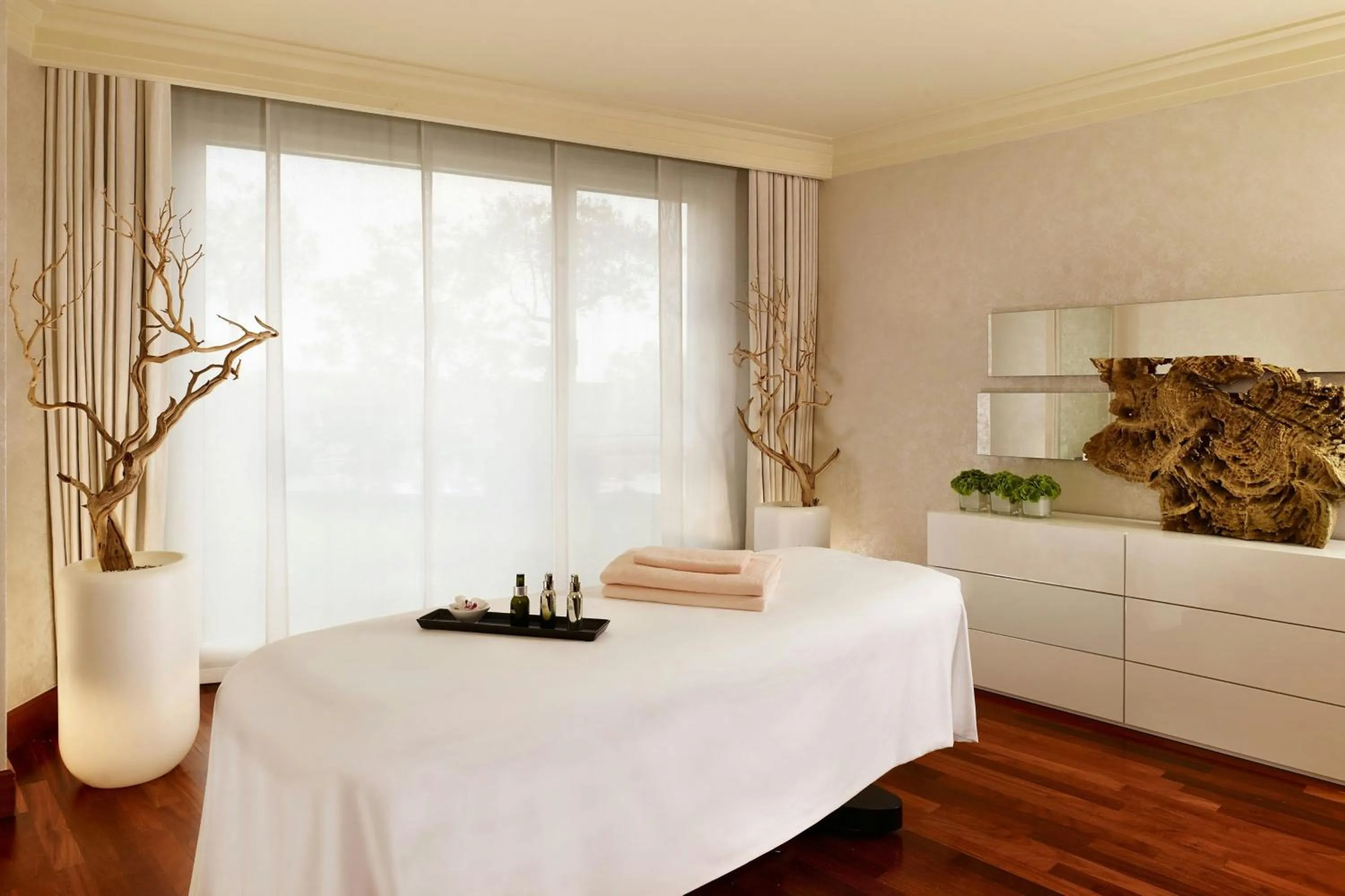 Spa and wellness centre/facilities, Bed in Hotel President Wilson, a Luxury Collection Hotel, Geneva