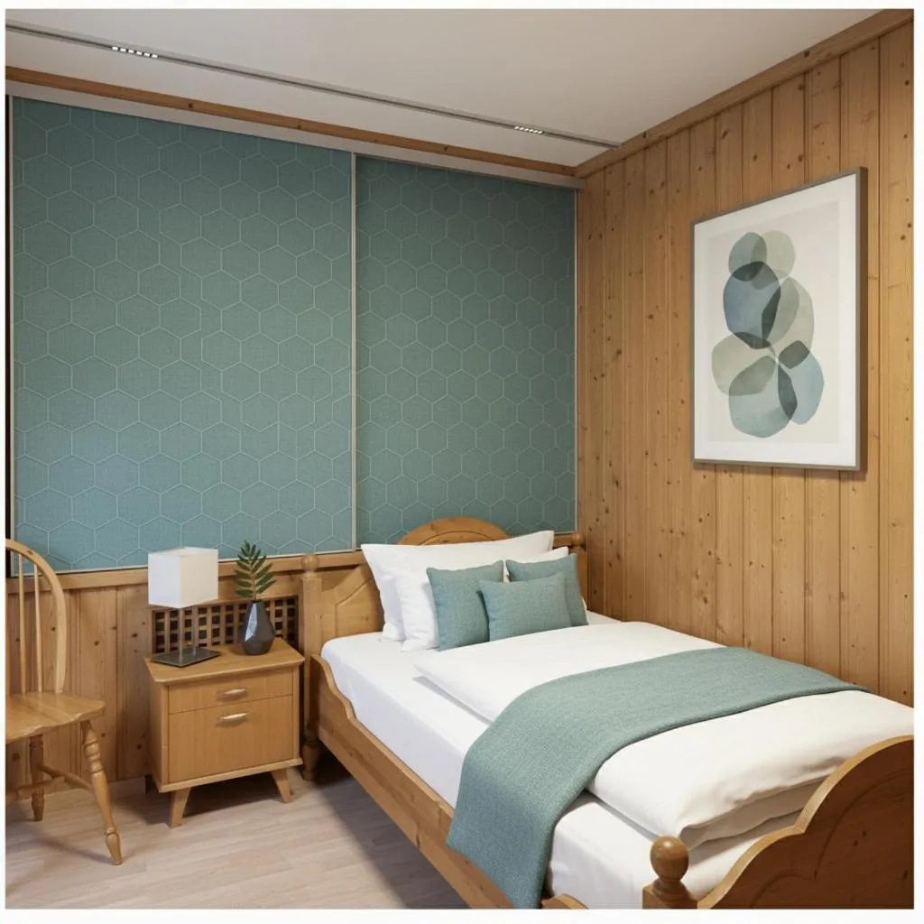 Bed in Hotel Sternen