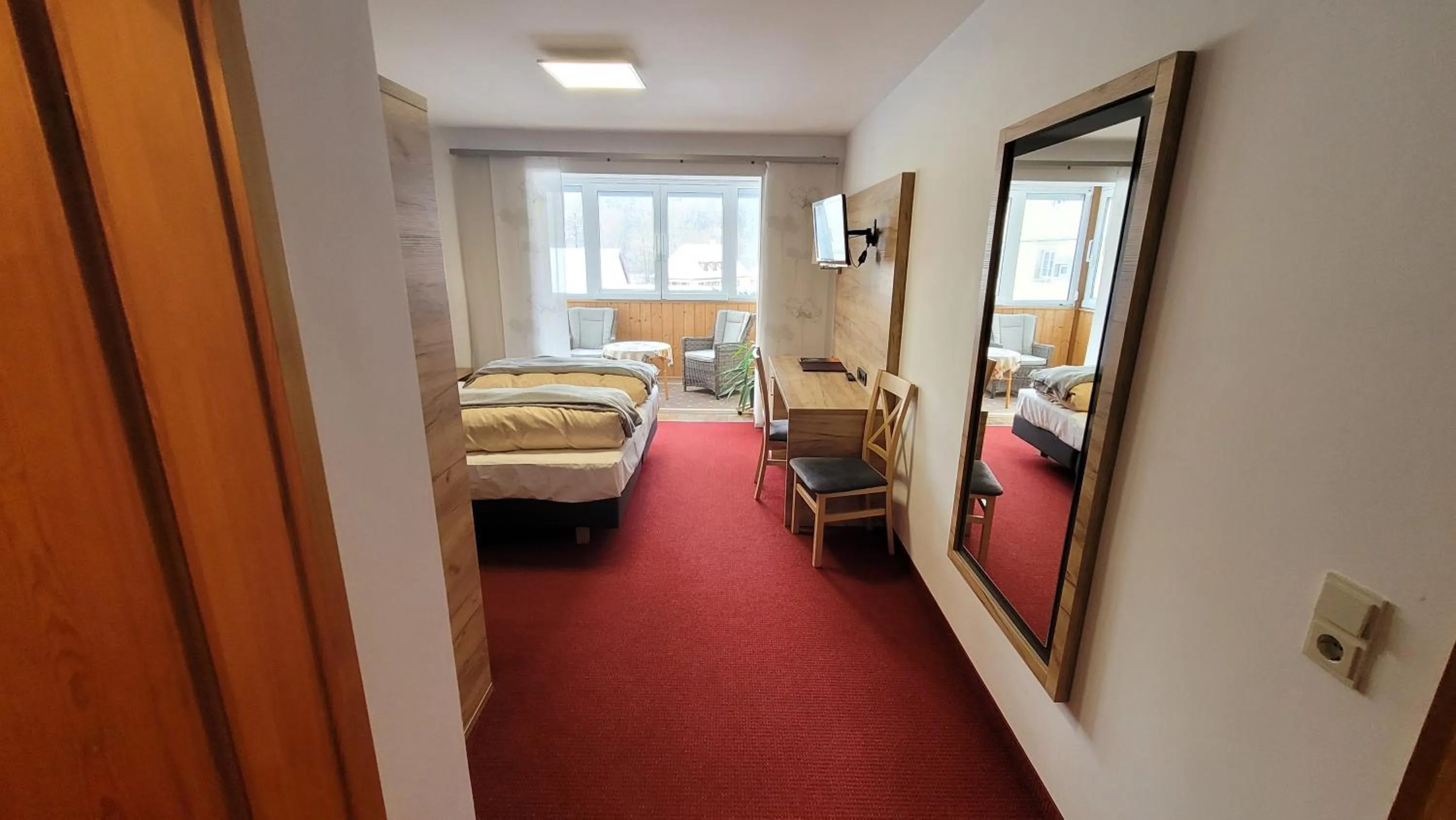 Bed in Schwarzes Lamm