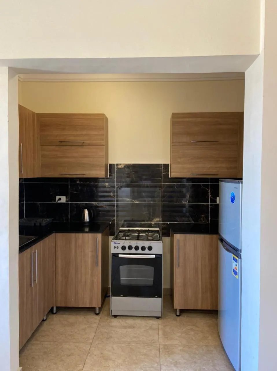 Kitchen or kitchenette in Bahga Palace 5 Residential Apartments