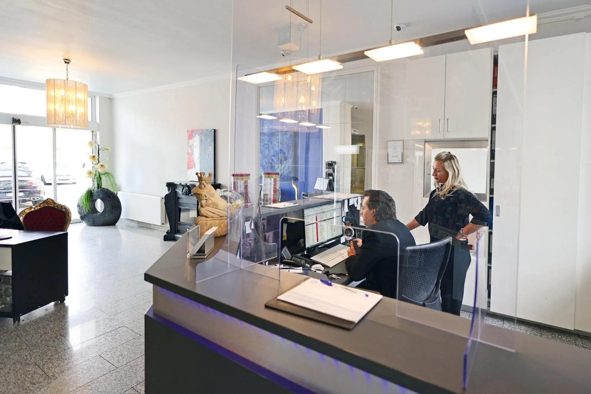 Lobby or reception in Hotel am Zoo