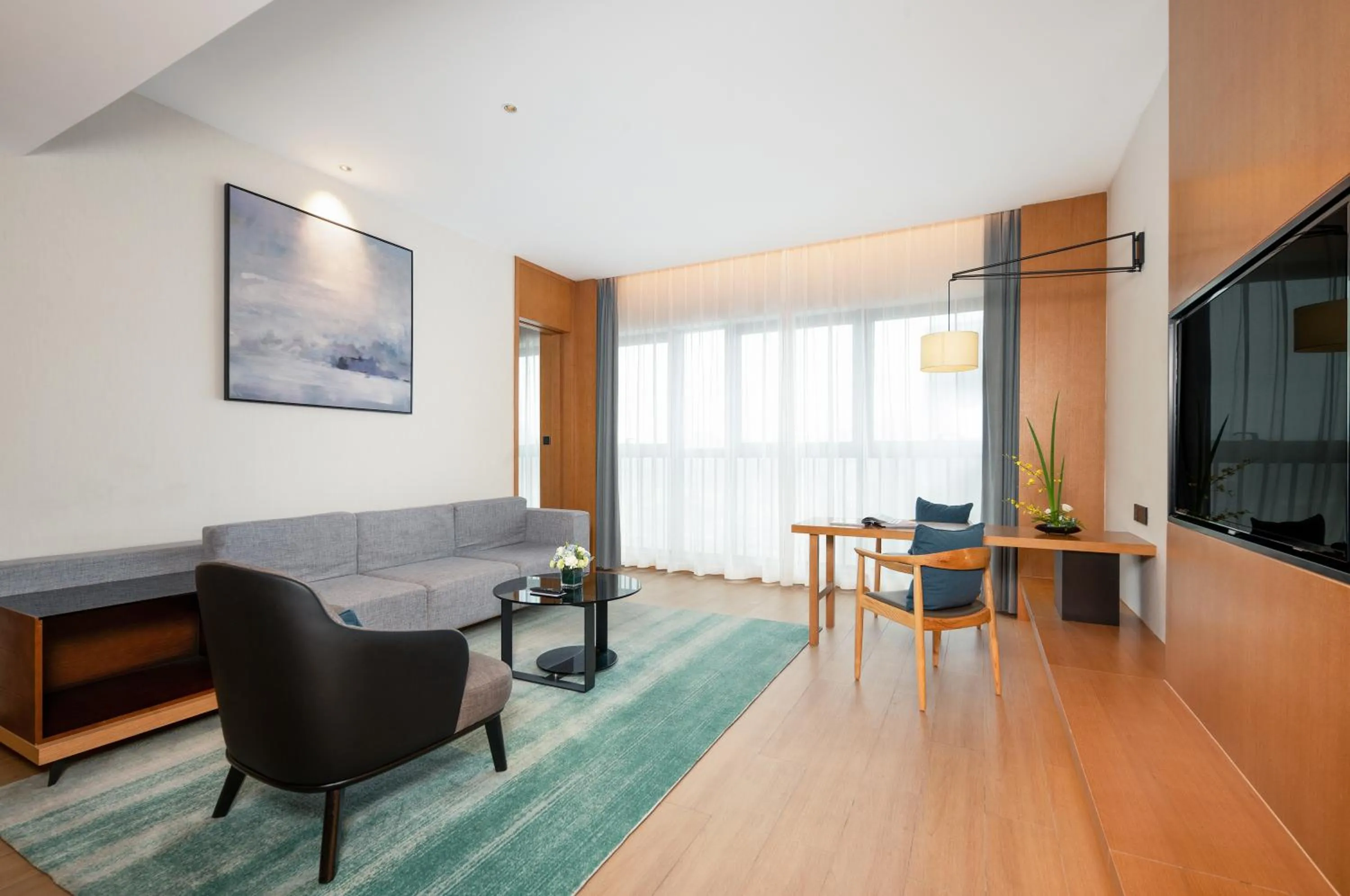 Seating area in Fairfield by Marriott Zhuhai Xiangzhou