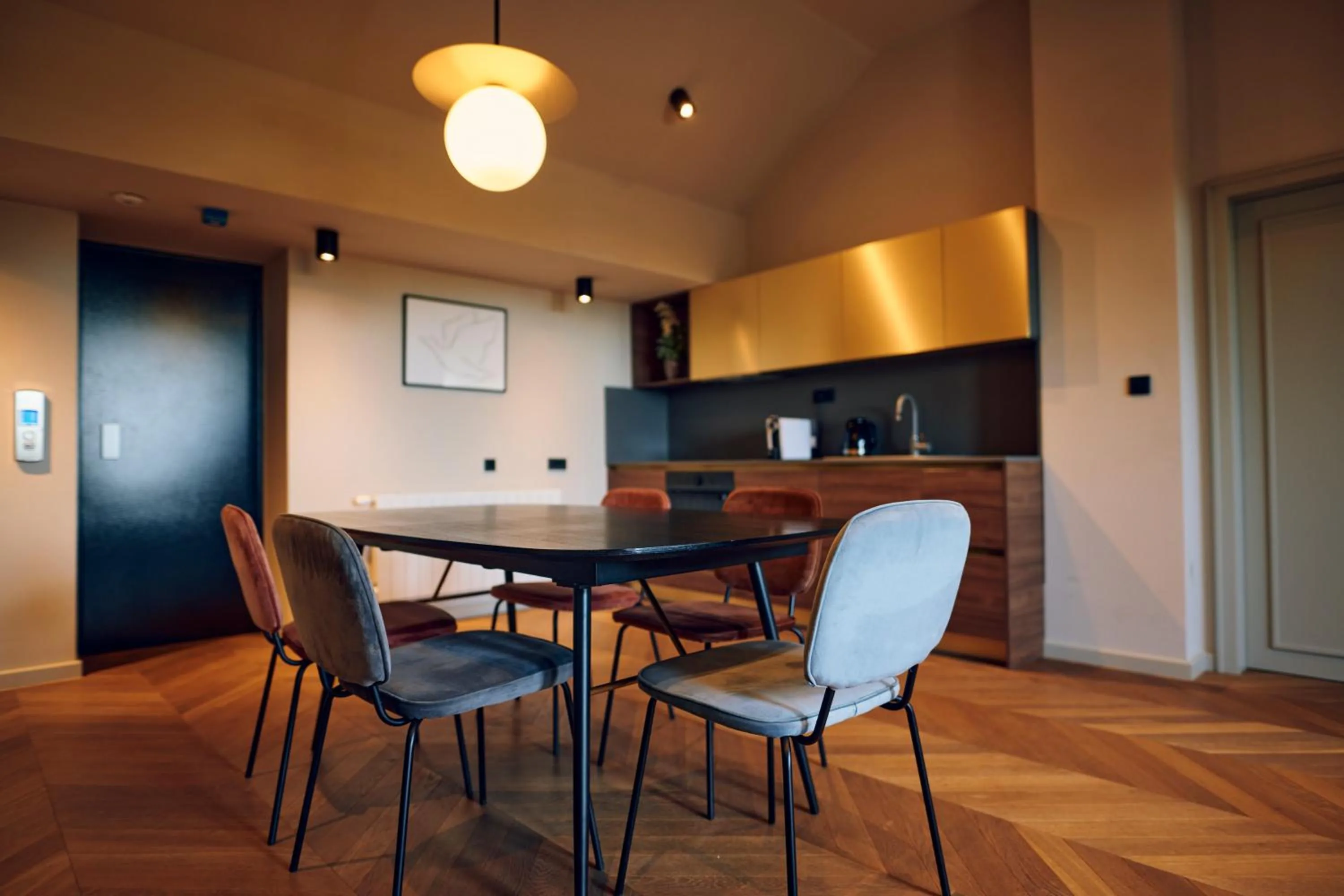 Kitchen or kitchenette in Hotel Republika