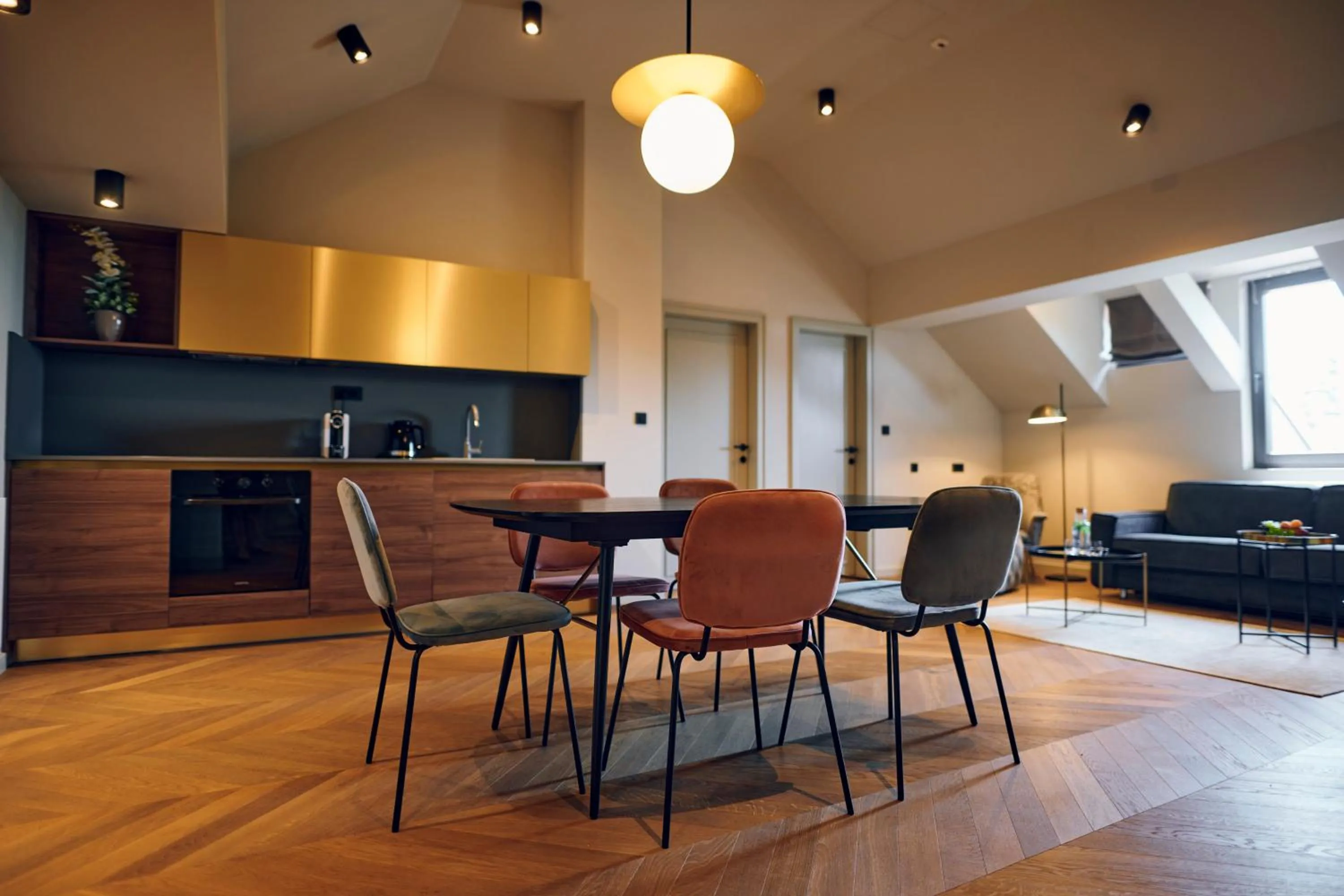 Kitchen or kitchenette in Hotel Republika