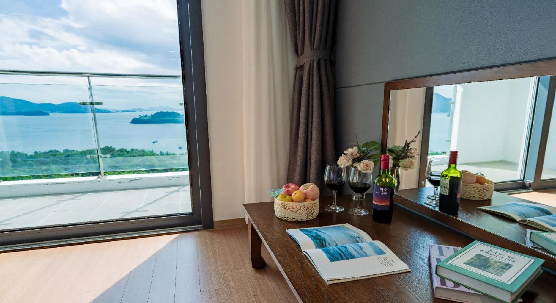 Sea view in Ramada Plaza by Wyndham Dolsan Yeosu