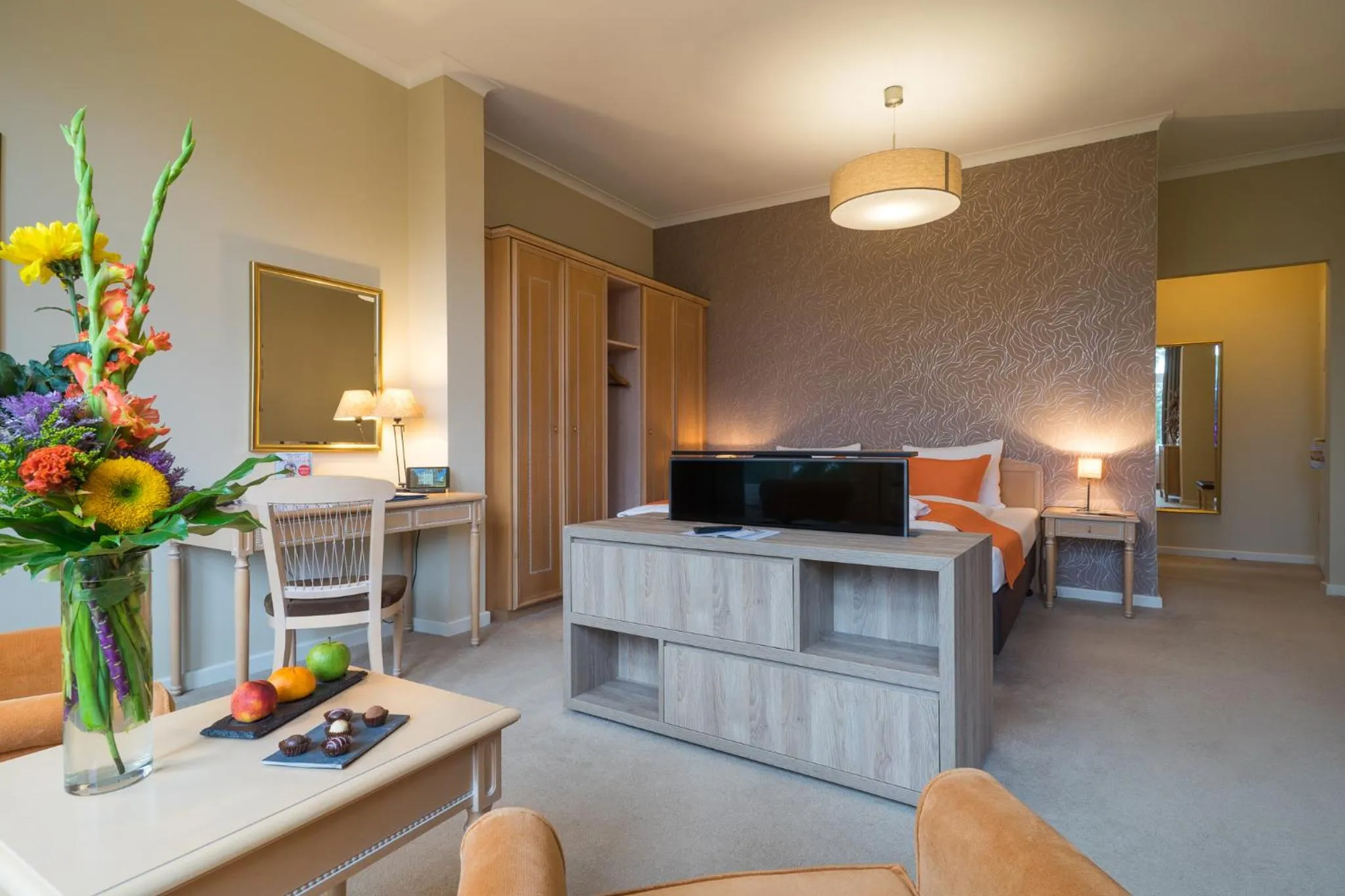 Photo of the whole room, Bed in Upstalsboom Heringsdorf