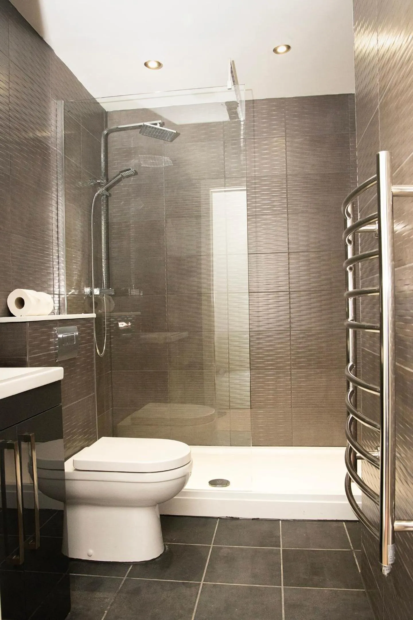 Bathroom in Lord Street Apartments By Happy Days