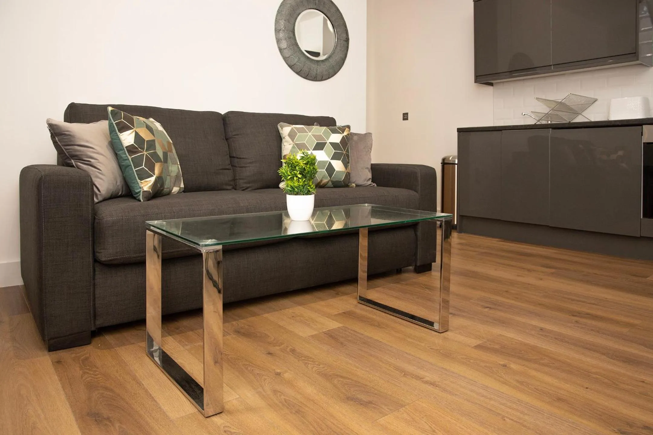 Living room in Lord Street Apartments By Happy Days