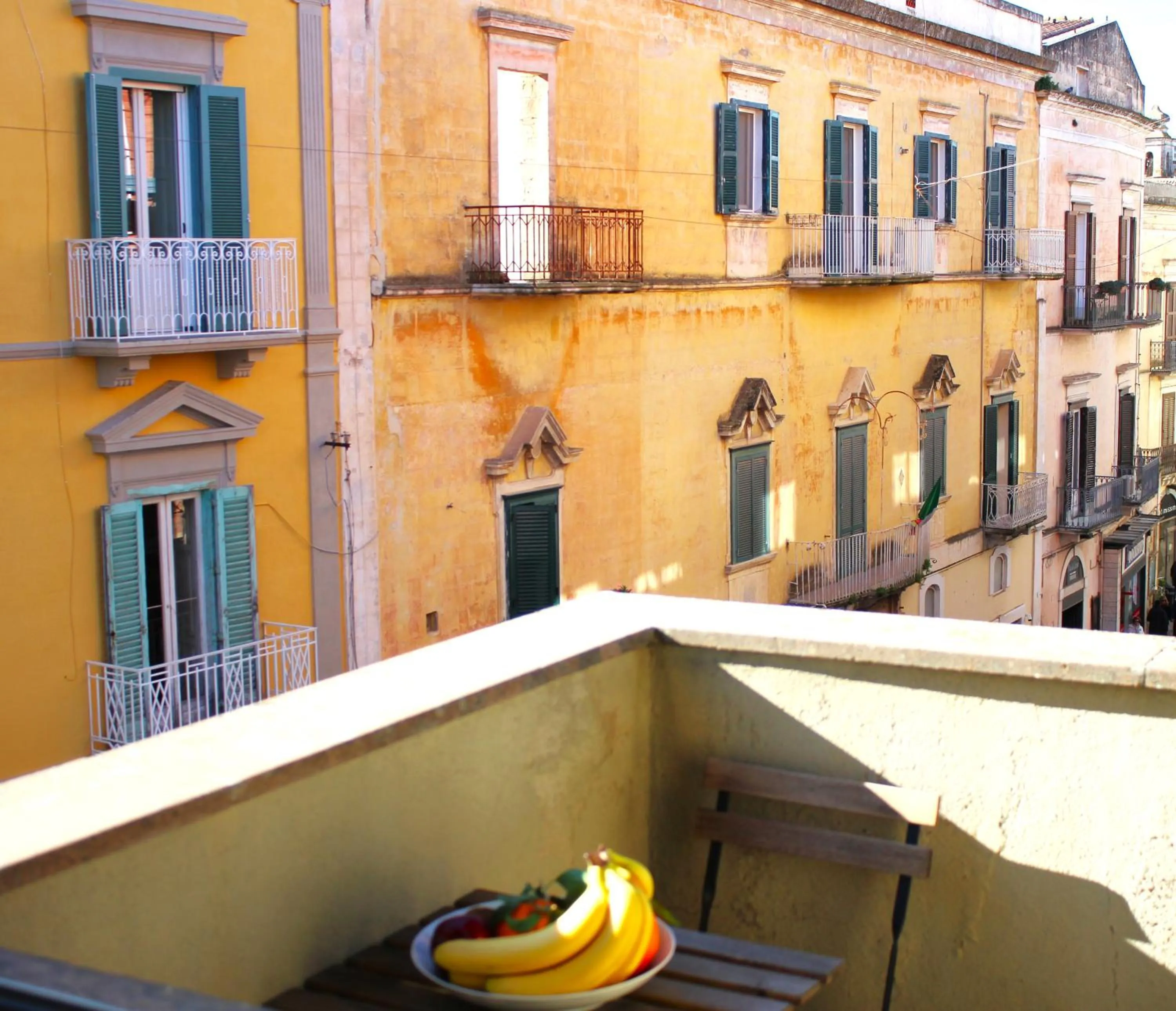 View (from property/room), Balcony/Terrace in B&B "Lo Straniero"
