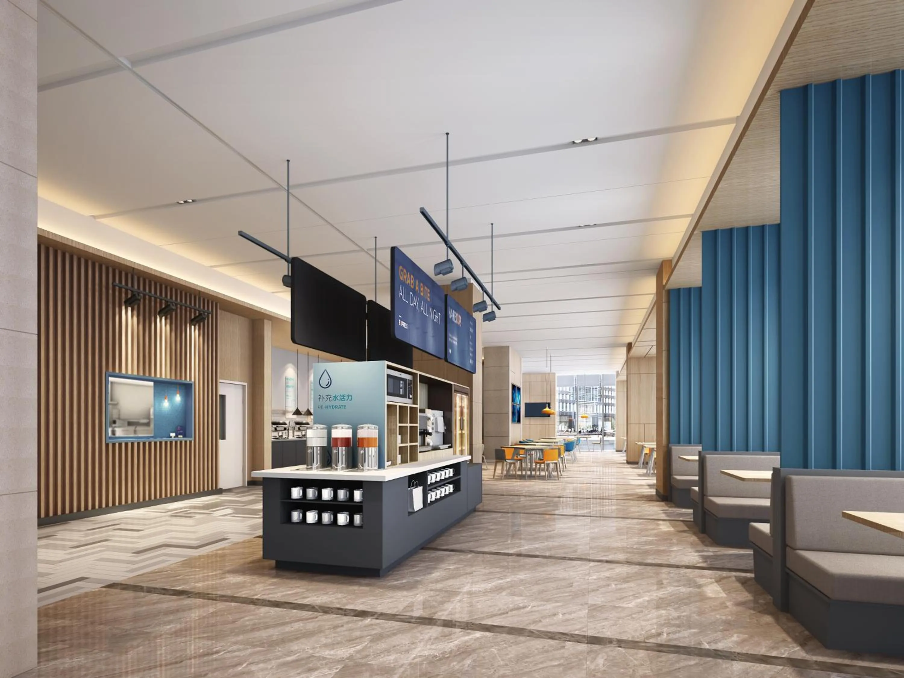 Restaurant/places to eat in Holiday Inn Express Shenzhen Haiyuan City by IHG