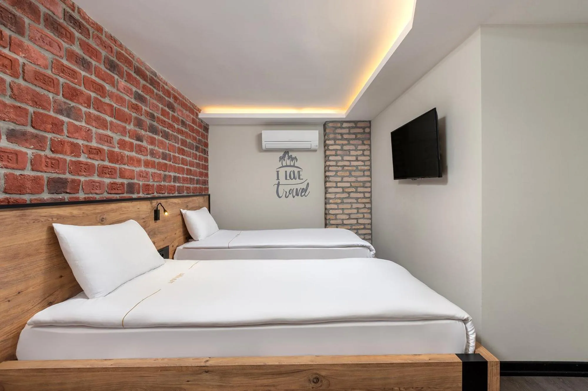Bed in Afflon Hotels Loft City