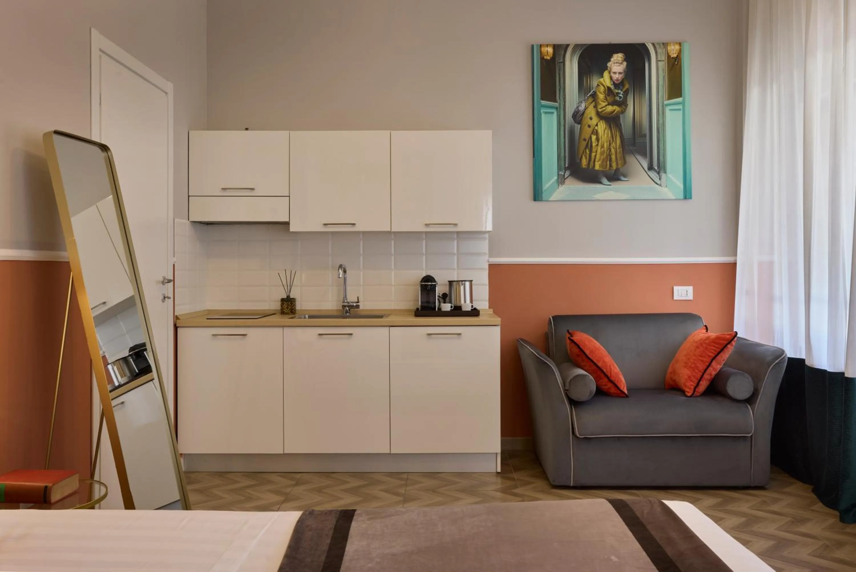 Kitchen or kitchenette in LUMERA STAY - Solferino