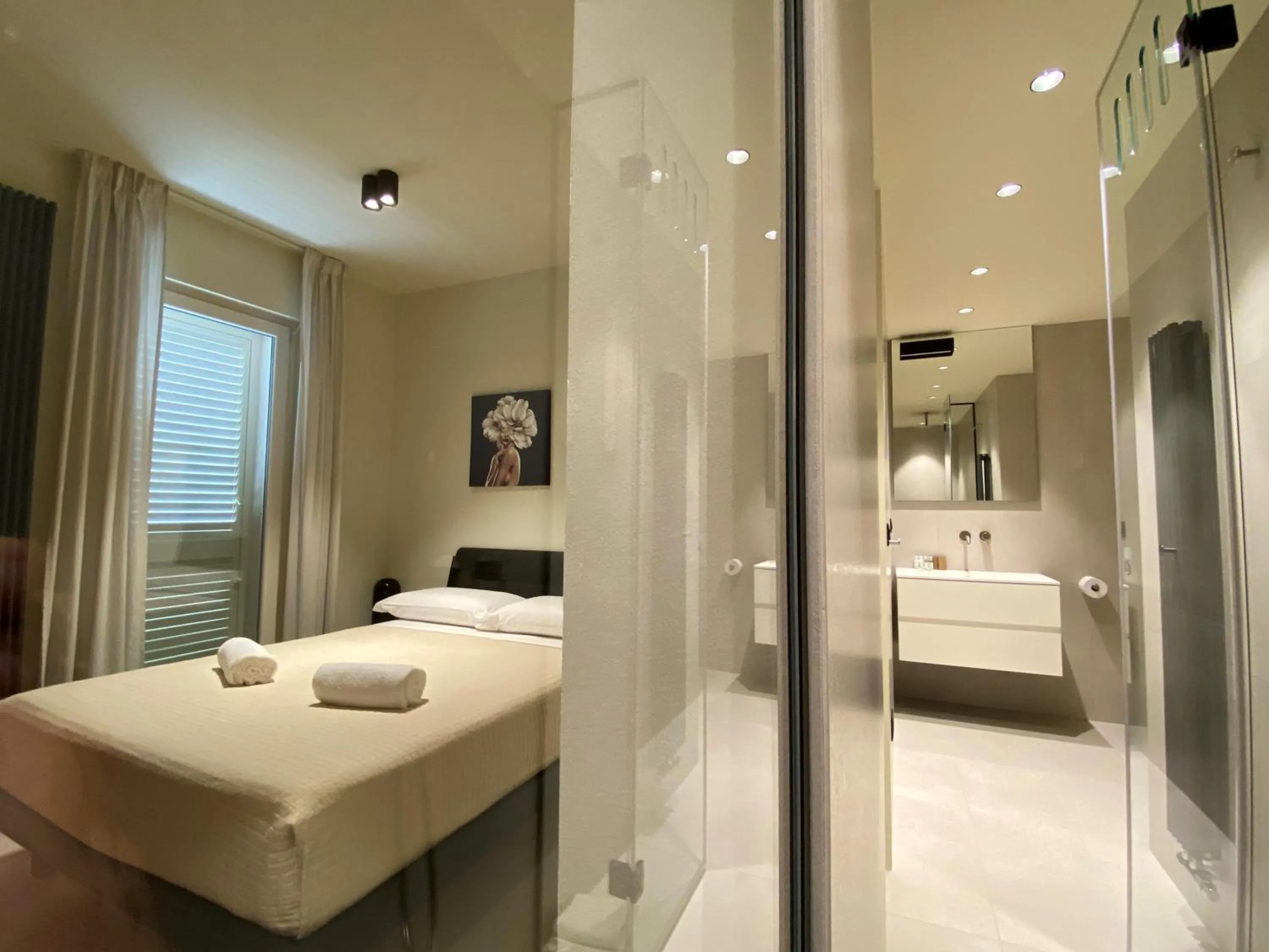 Bed in SETTANNI Sea Suites