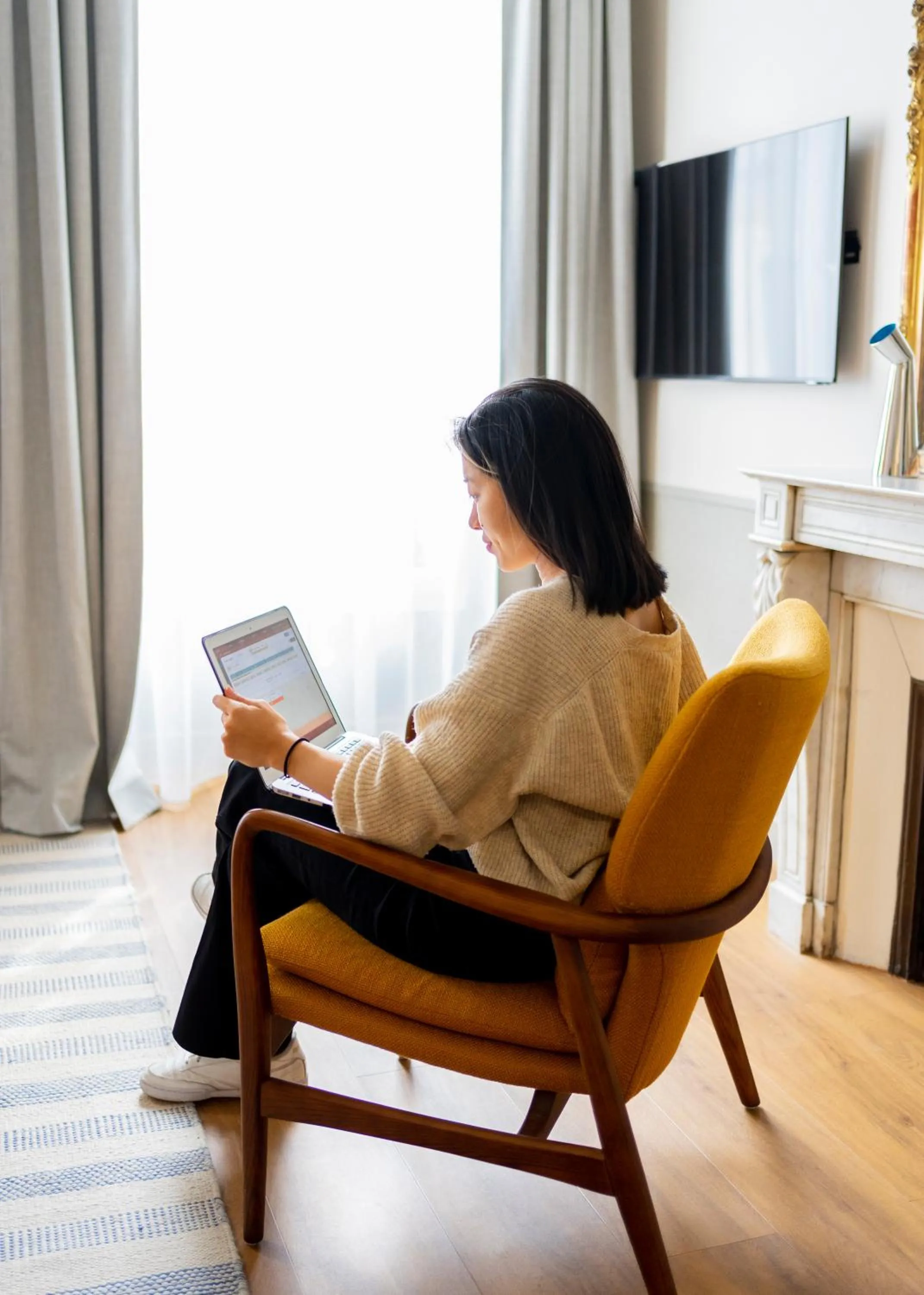 Living room in Edgar Suites Saint-Lazare - Amsterdam