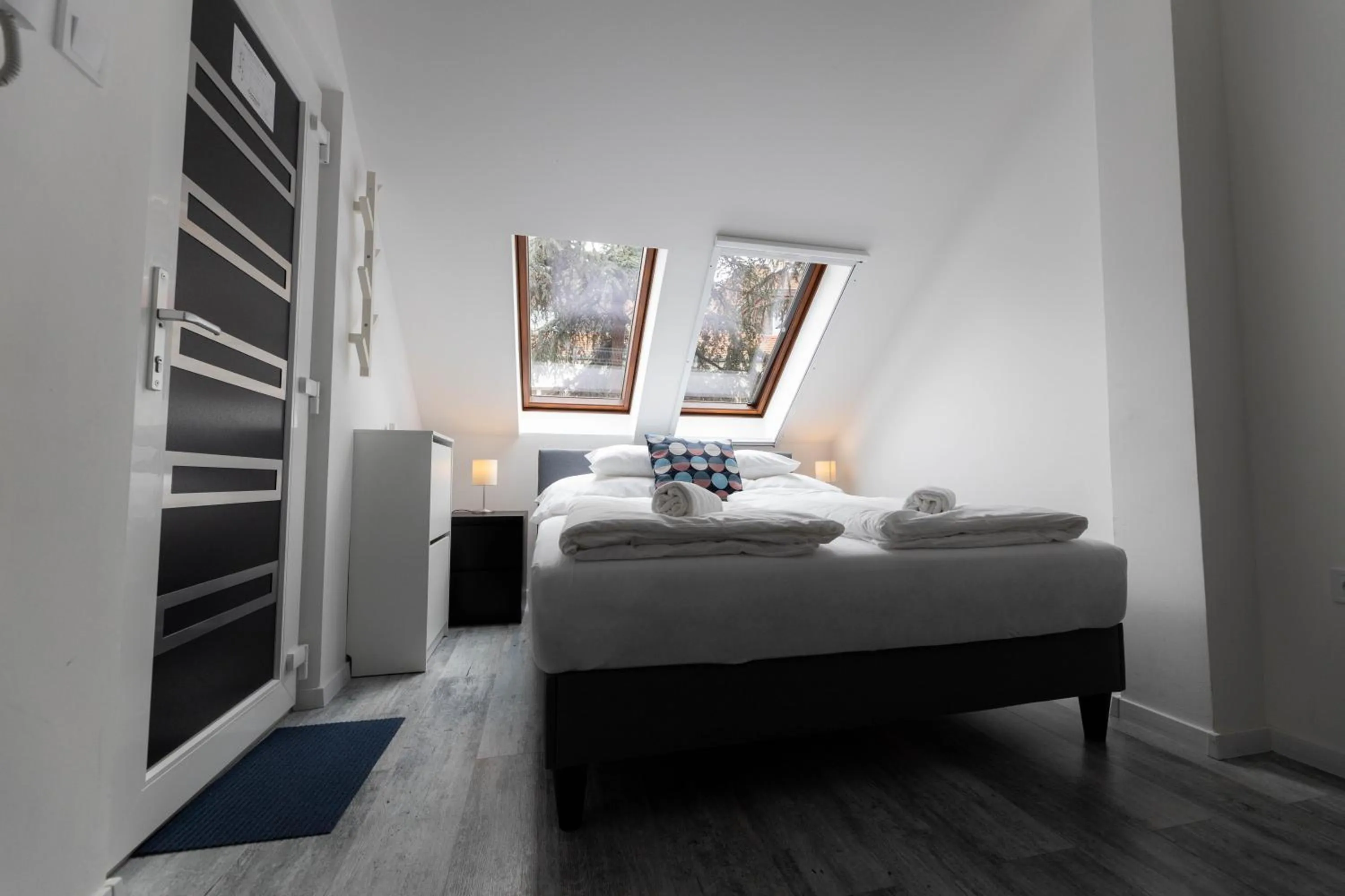 Bedroom, Bed in Roomstore Studio Apartments