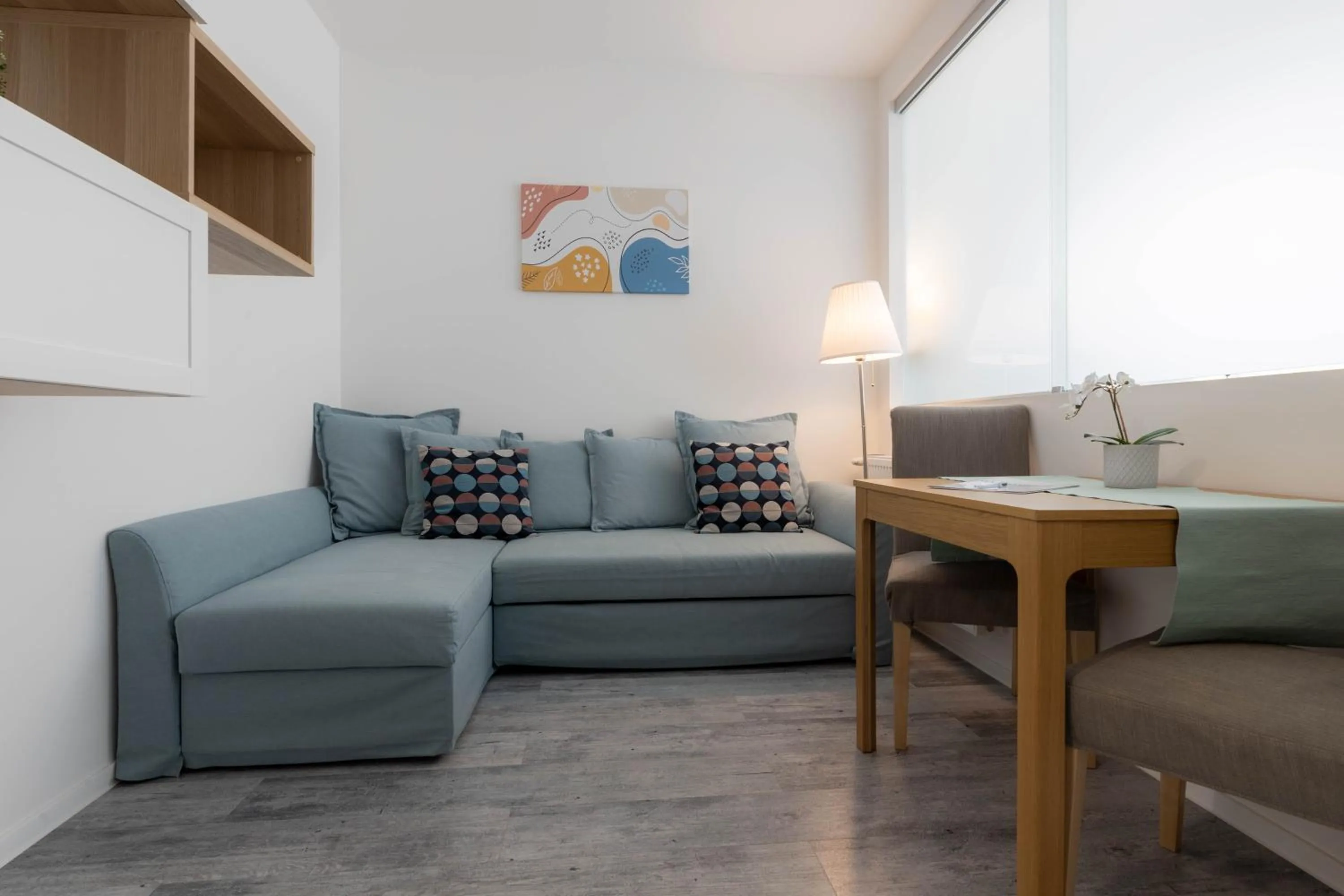 Living room in Roomstore Studio Apartments