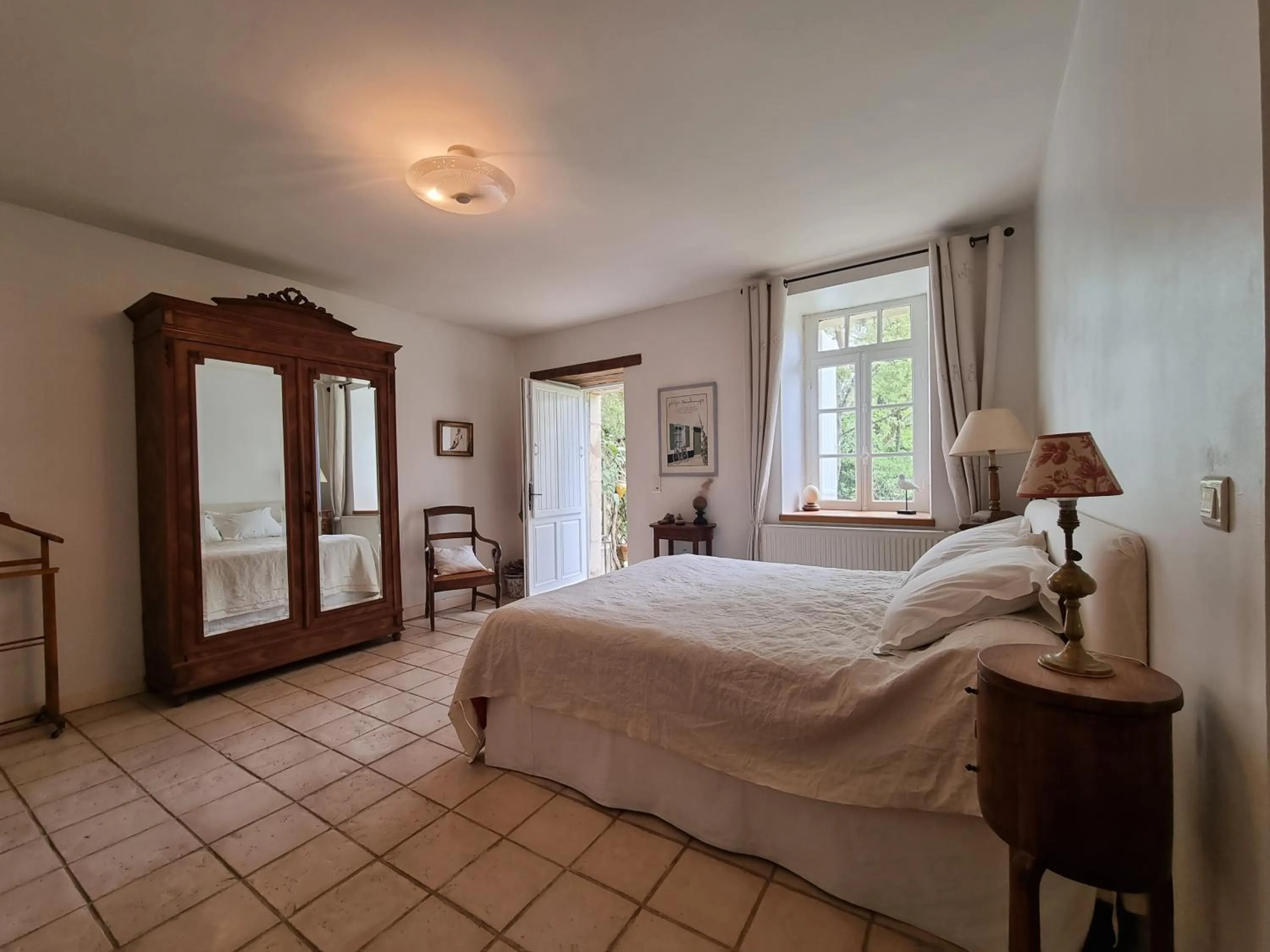 Bed in Chambre d'hôtes à Mignaloux-Beauvoir- le Thil