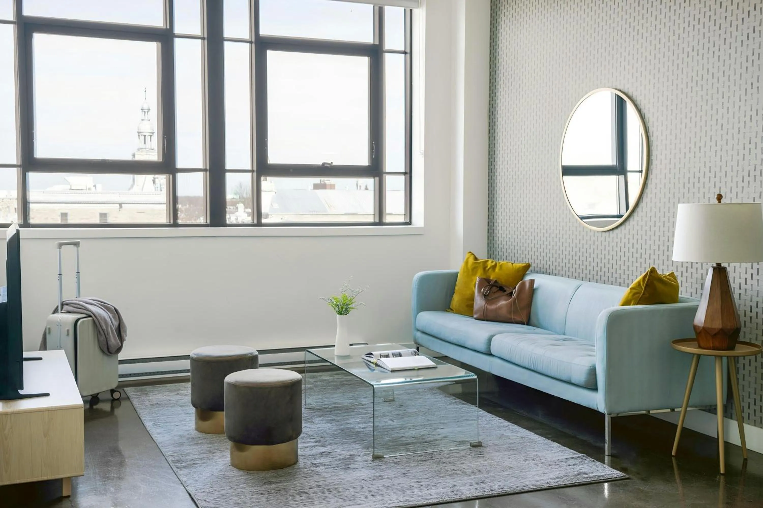 Living room in Sonder by Marriott Bonvoy Le Guerin Apartments Le Plateau-Mont-Royal