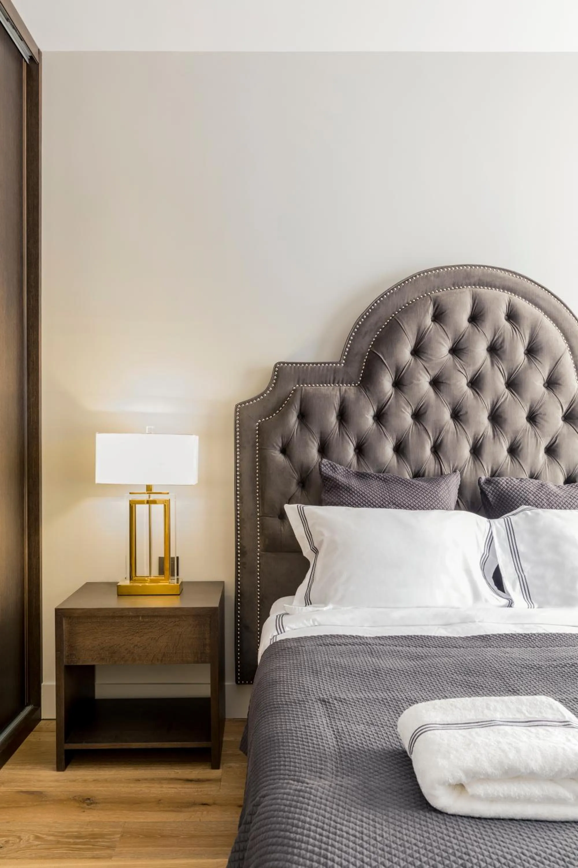 Bedroom, Bed in Luxury Apartment Paris Louvre II