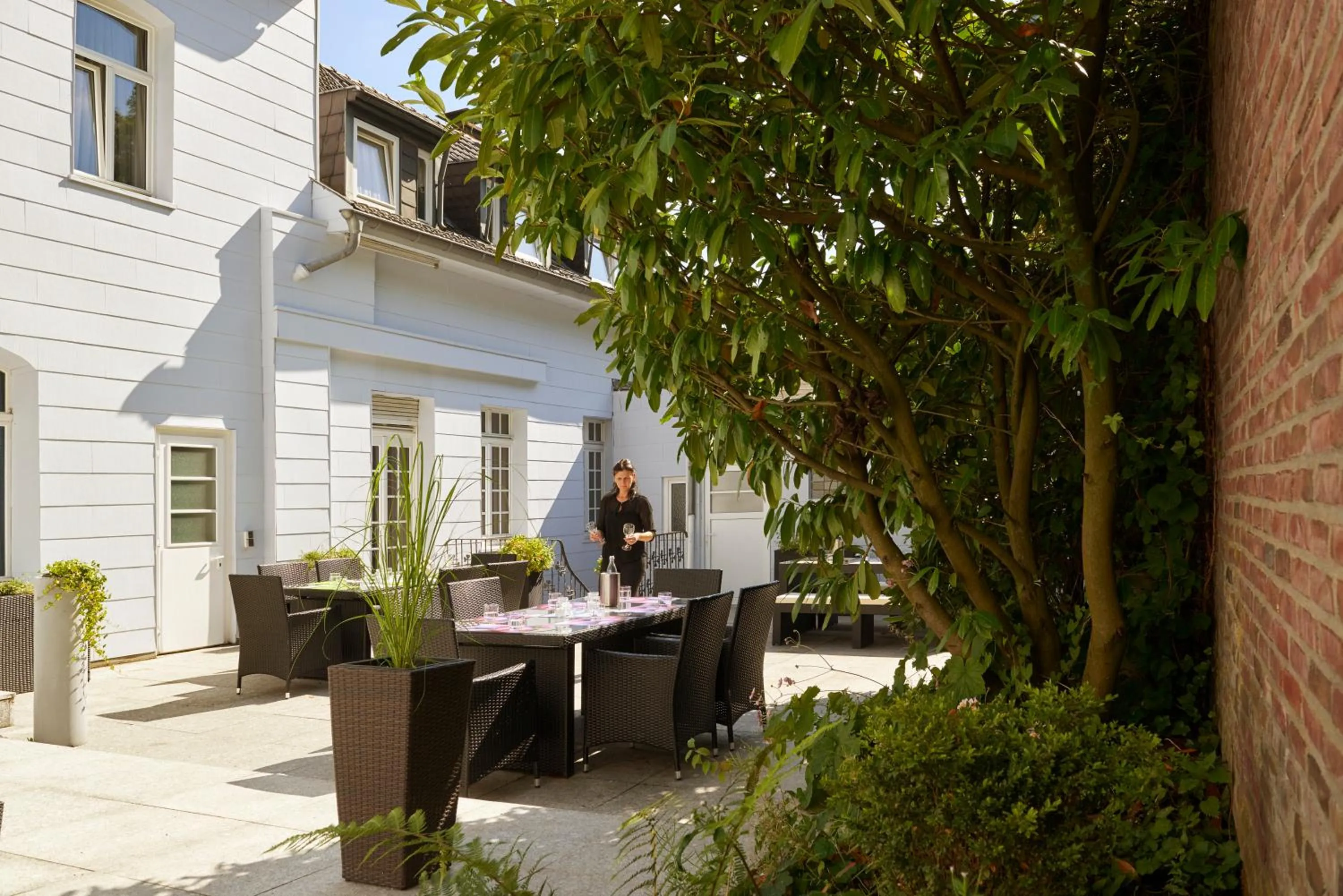 Patio in Design-Hotel Zur Abtei