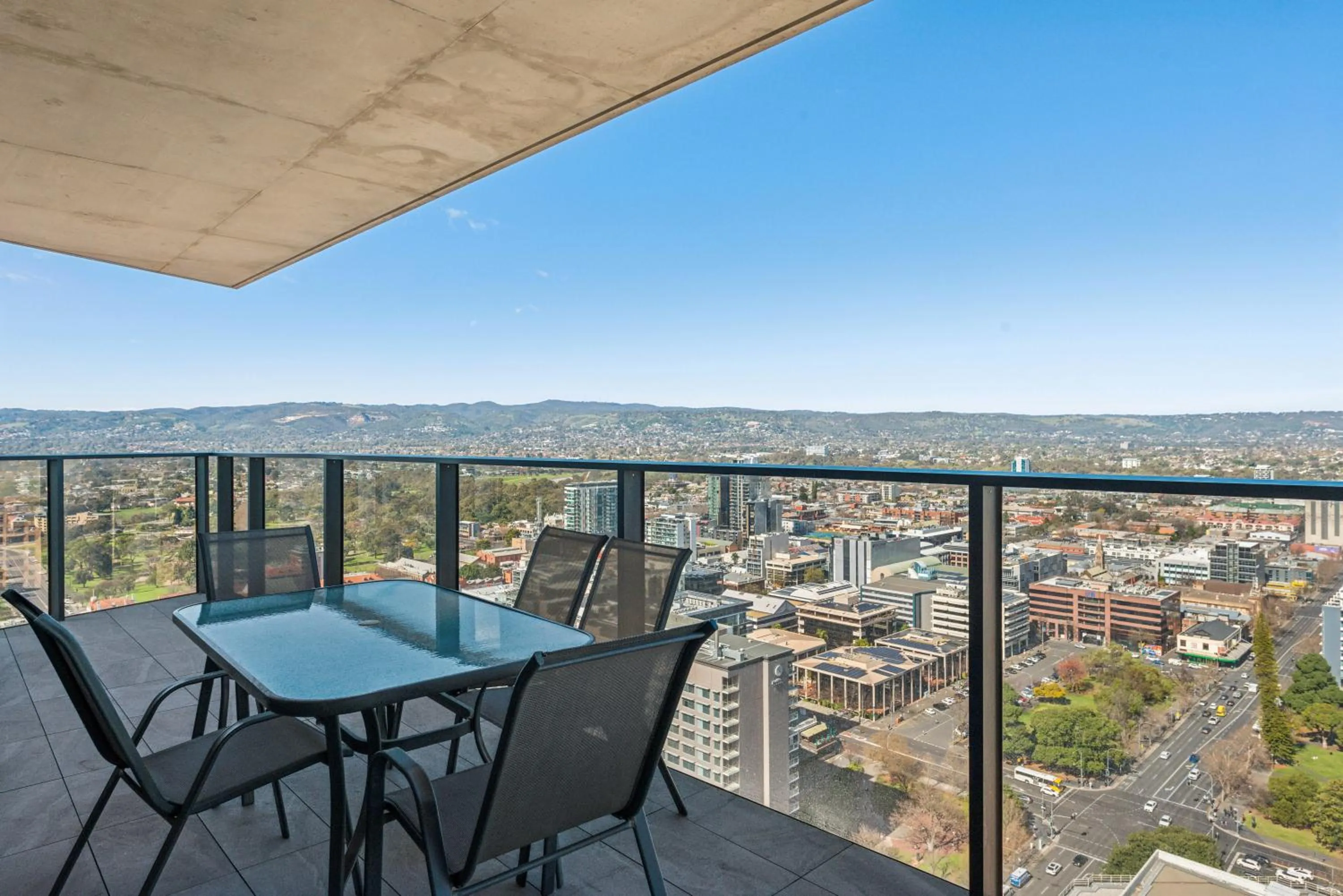 Balcony/Terrace in Realm Apartments by CLLIX