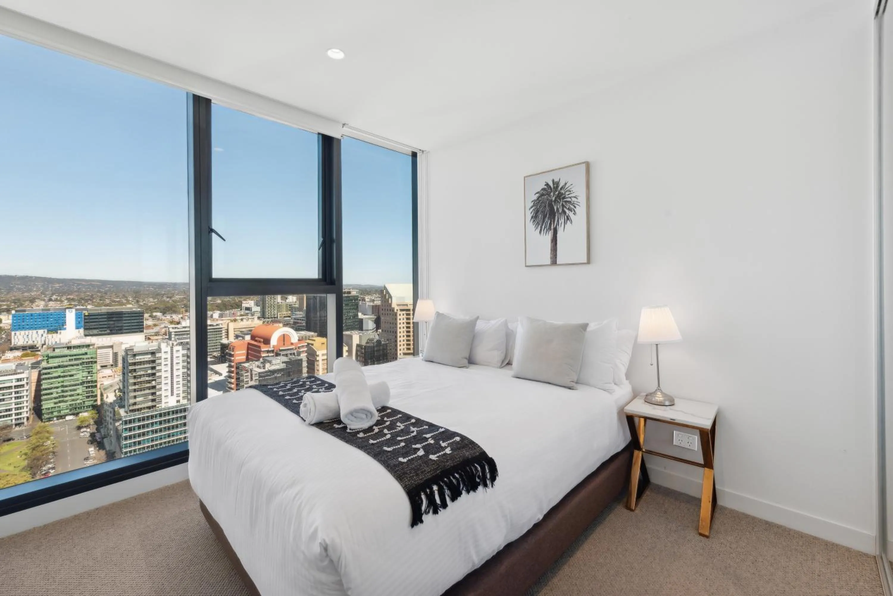 Bed in Realm Apartments by CLLIX