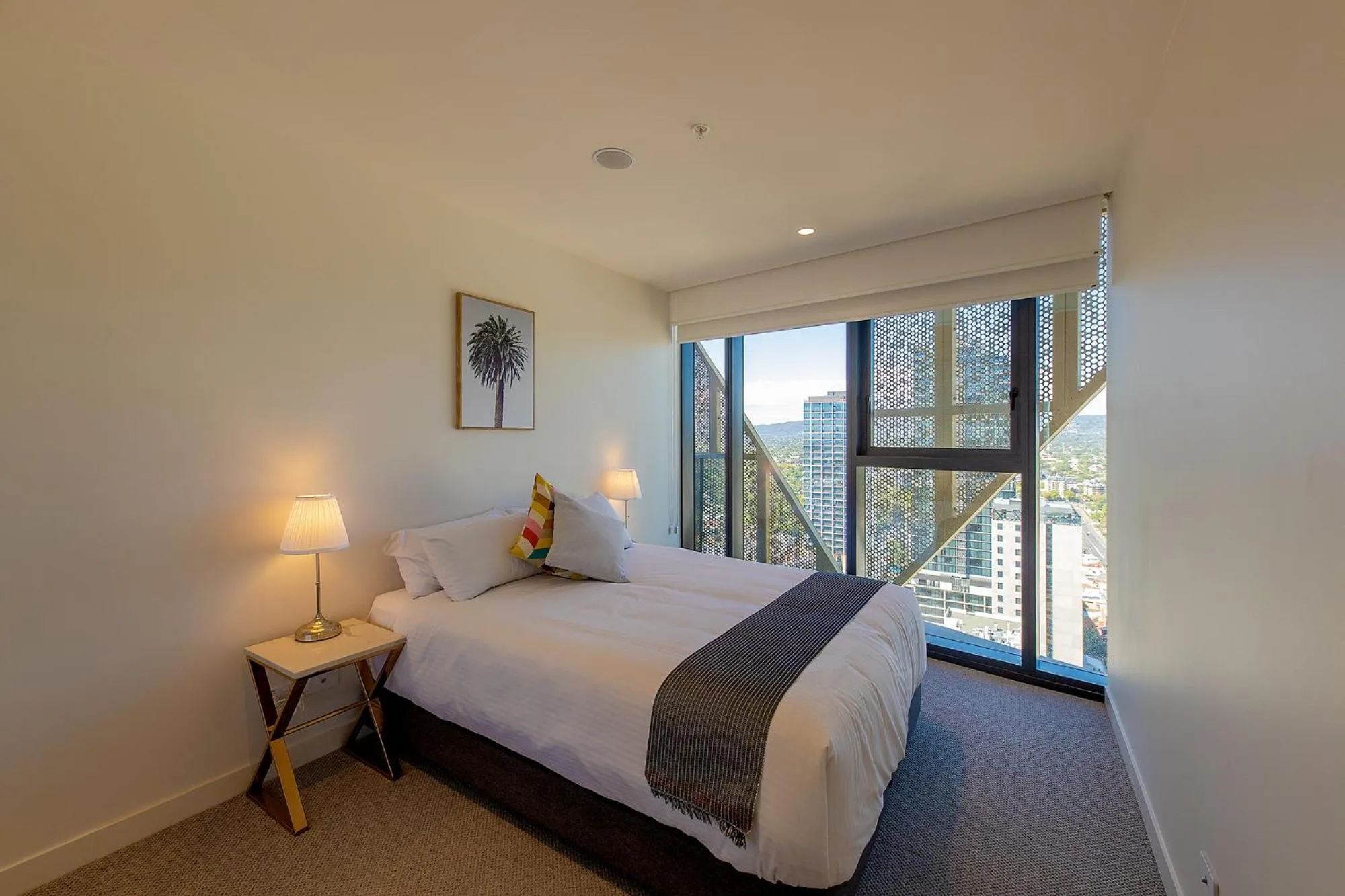 Bed in Realm Apartments by CLLIX