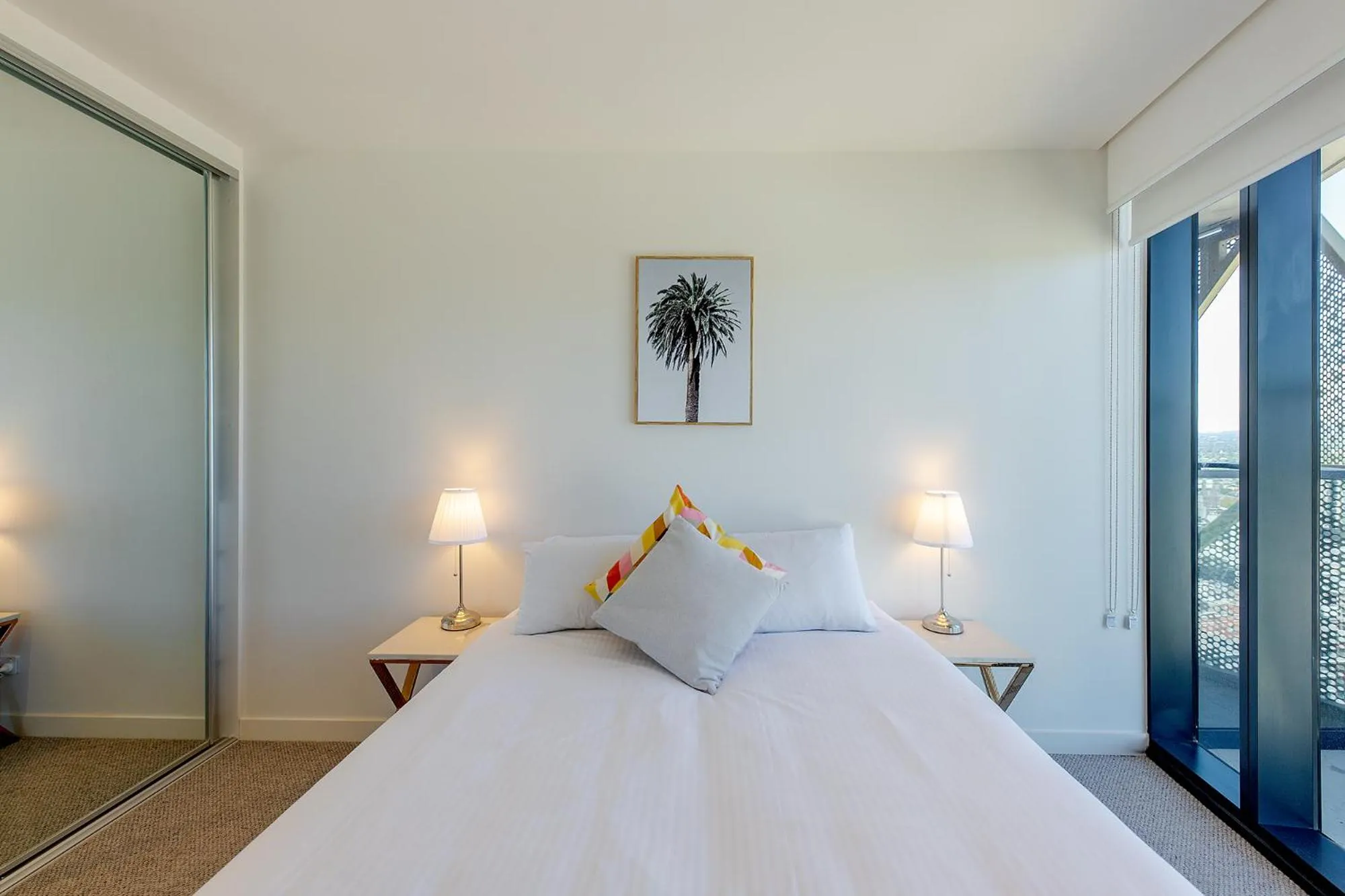 Bed in Realm Apartments by CLLIX