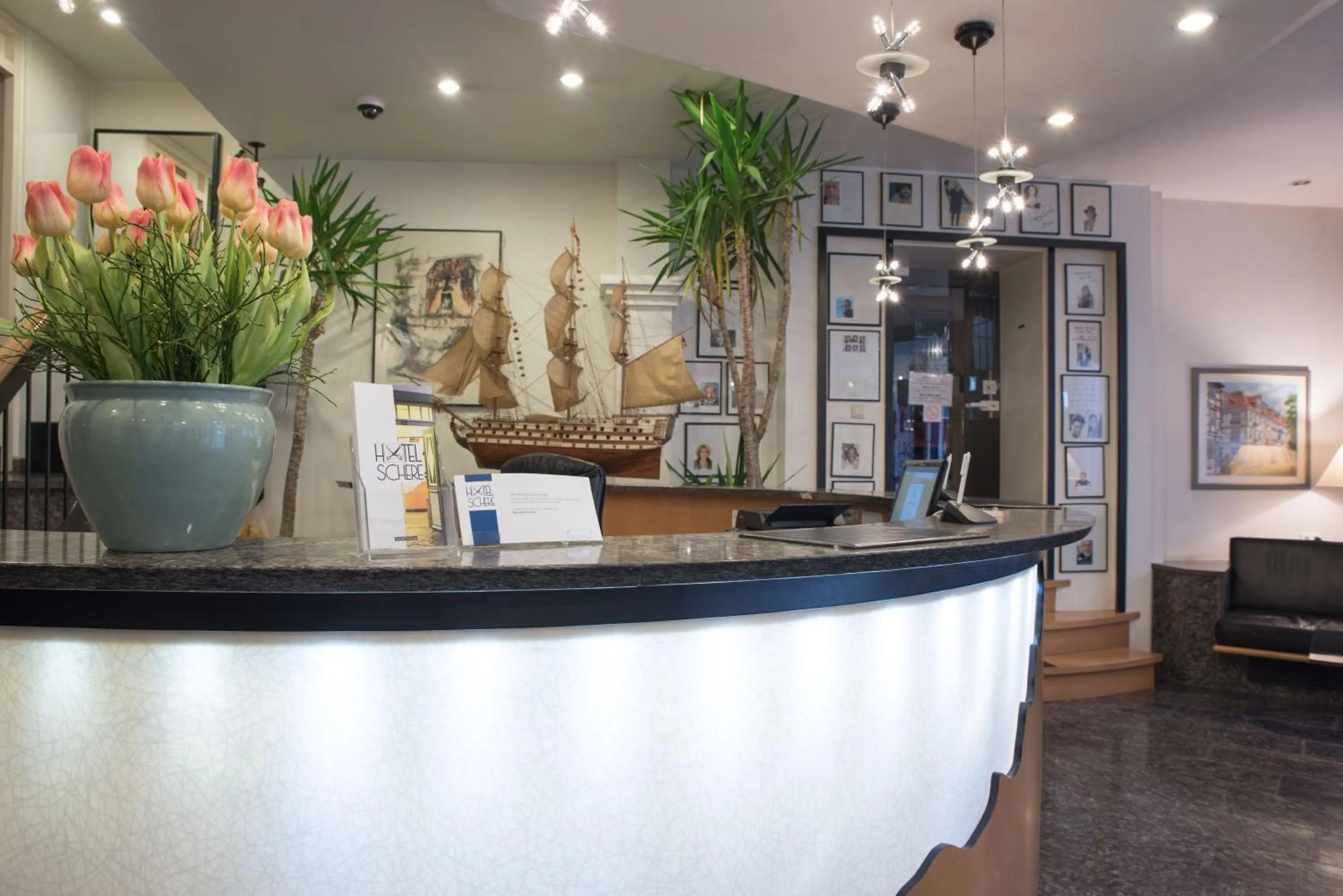 Lobby or reception in Hotel Schere