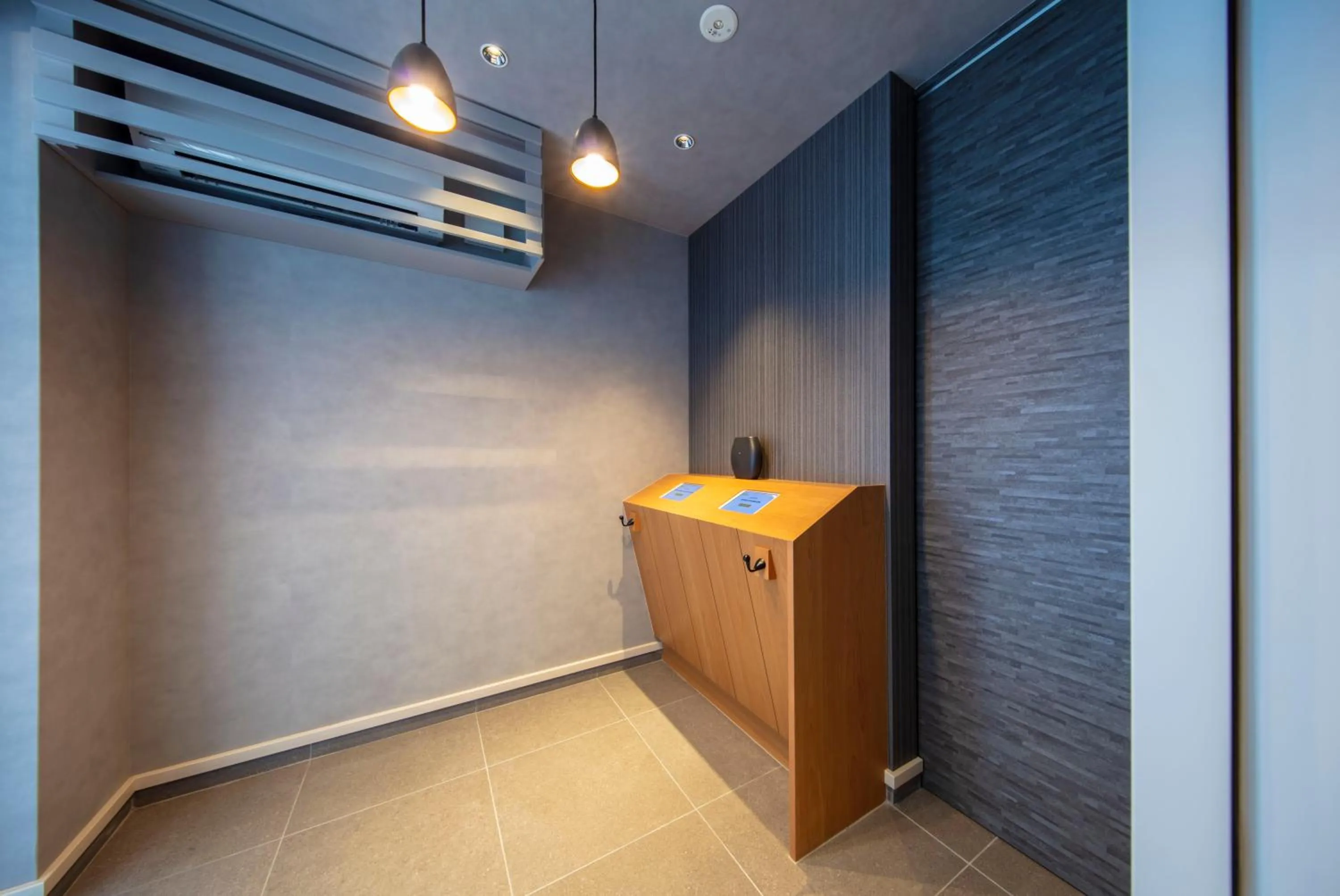 Lobby or reception in GRAND BASE Okayama Ekimae