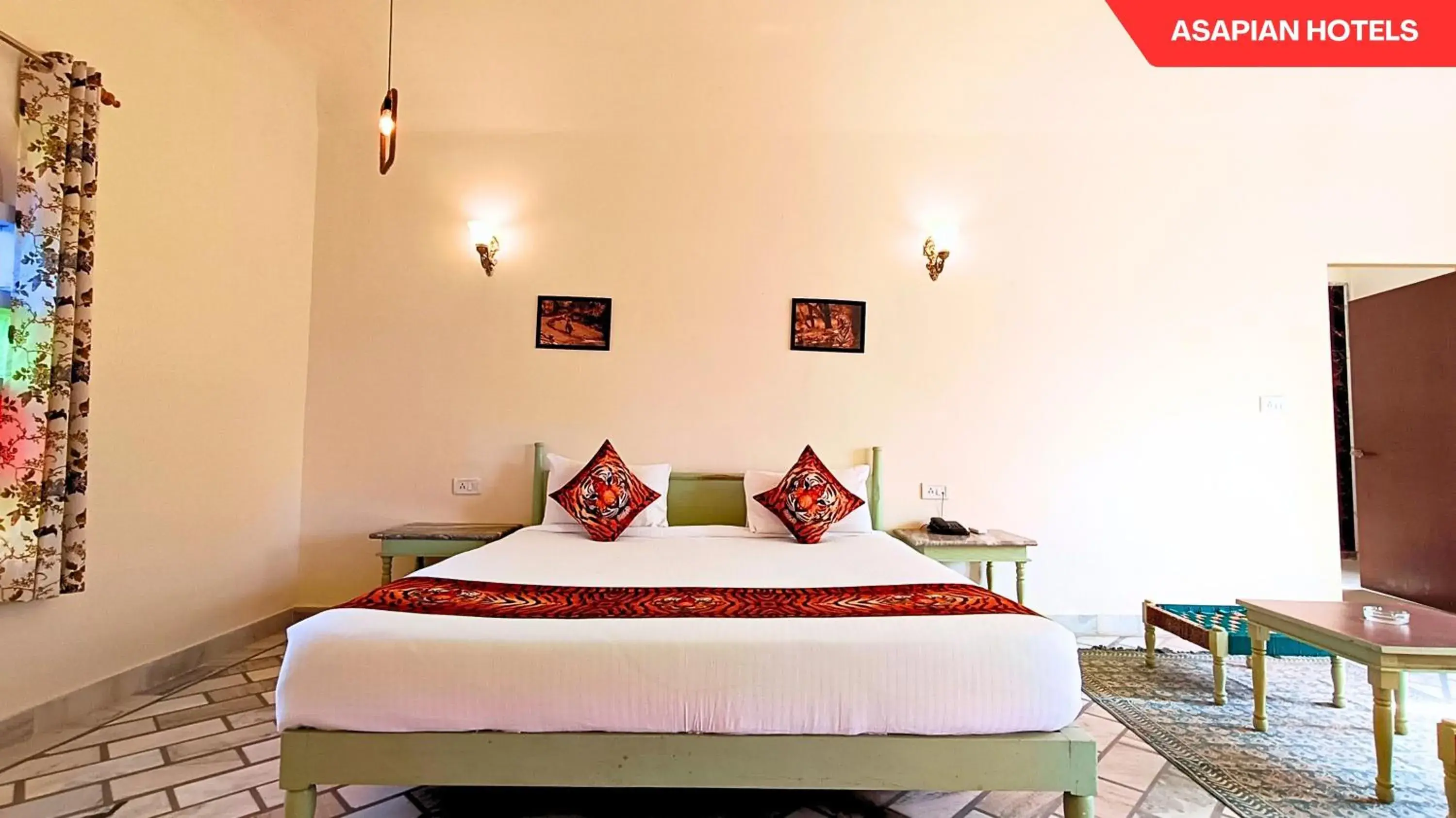 Deluxe Double Room with Balcony in Anantvan Ranthambore By Greetoe Resorts Deluxe Double Room with Balcony in Anantvan Ranthambore By Greetoe Resorts