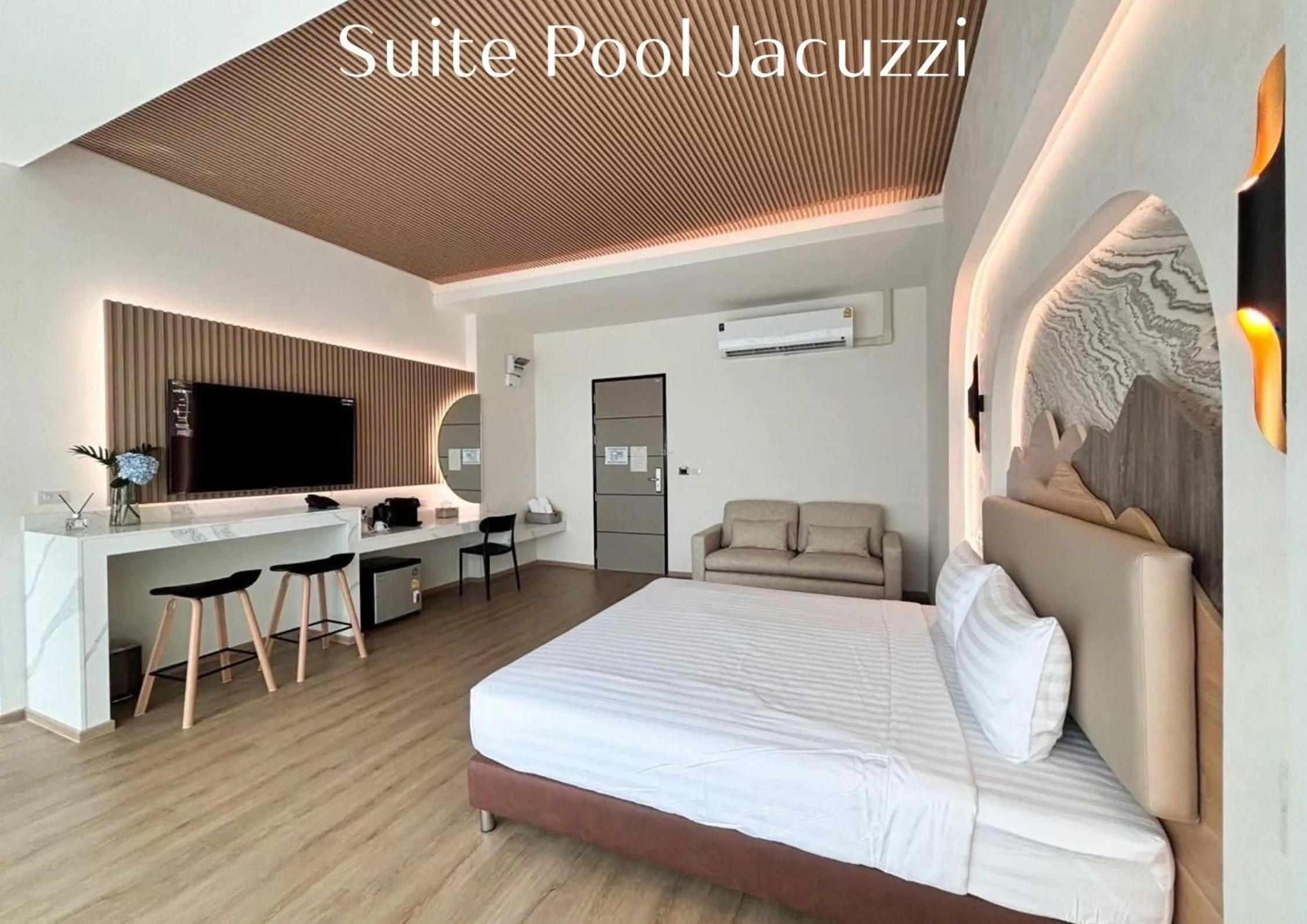 TV and multimedia, Bed in Rock Resort Ratchaburi