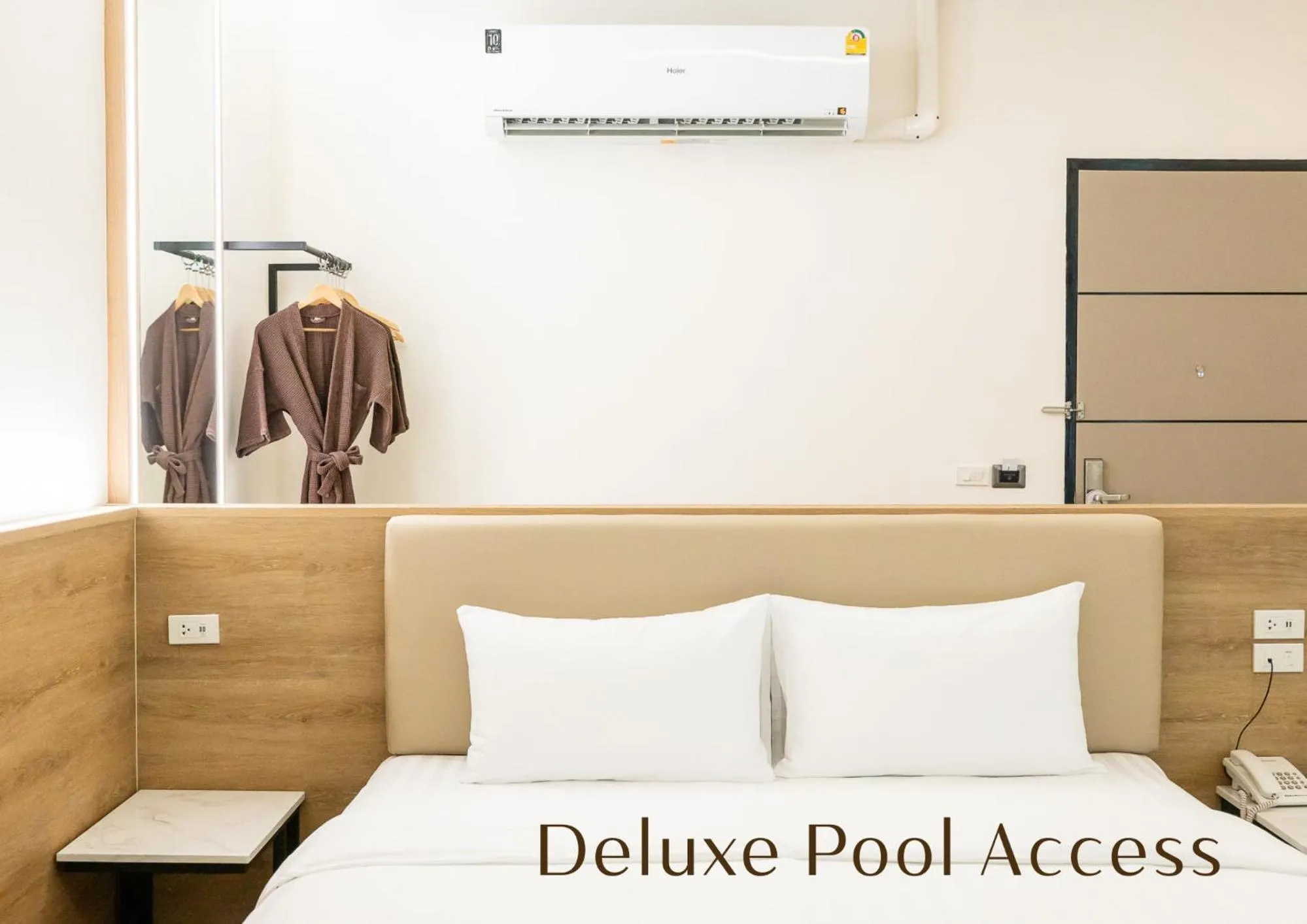 Bed in Rock Resort Ratchaburi