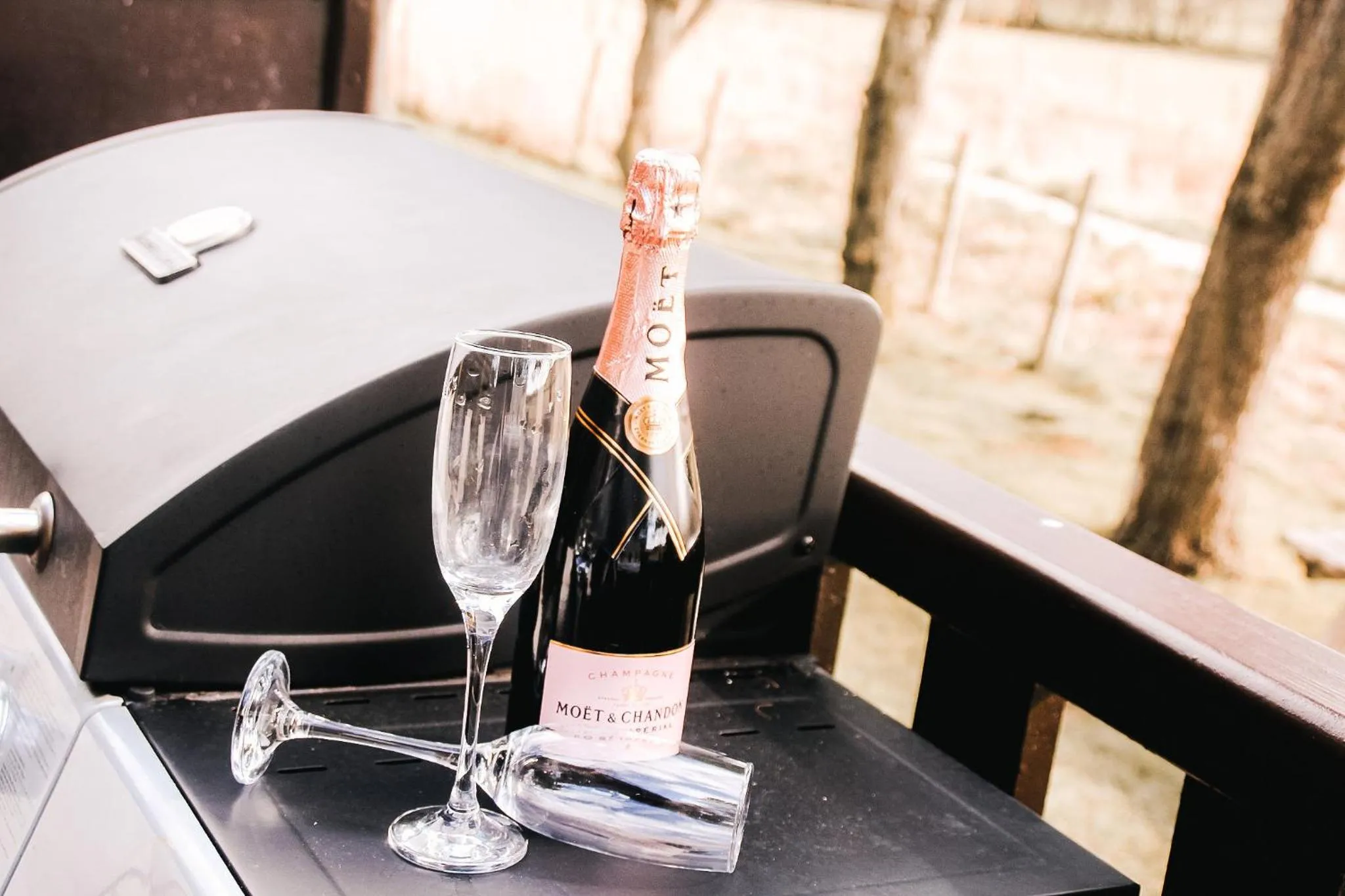 Balcony/Terrace in Keer Side Lodge, Luxury lodge with private hot tub at Pine Lake Resort